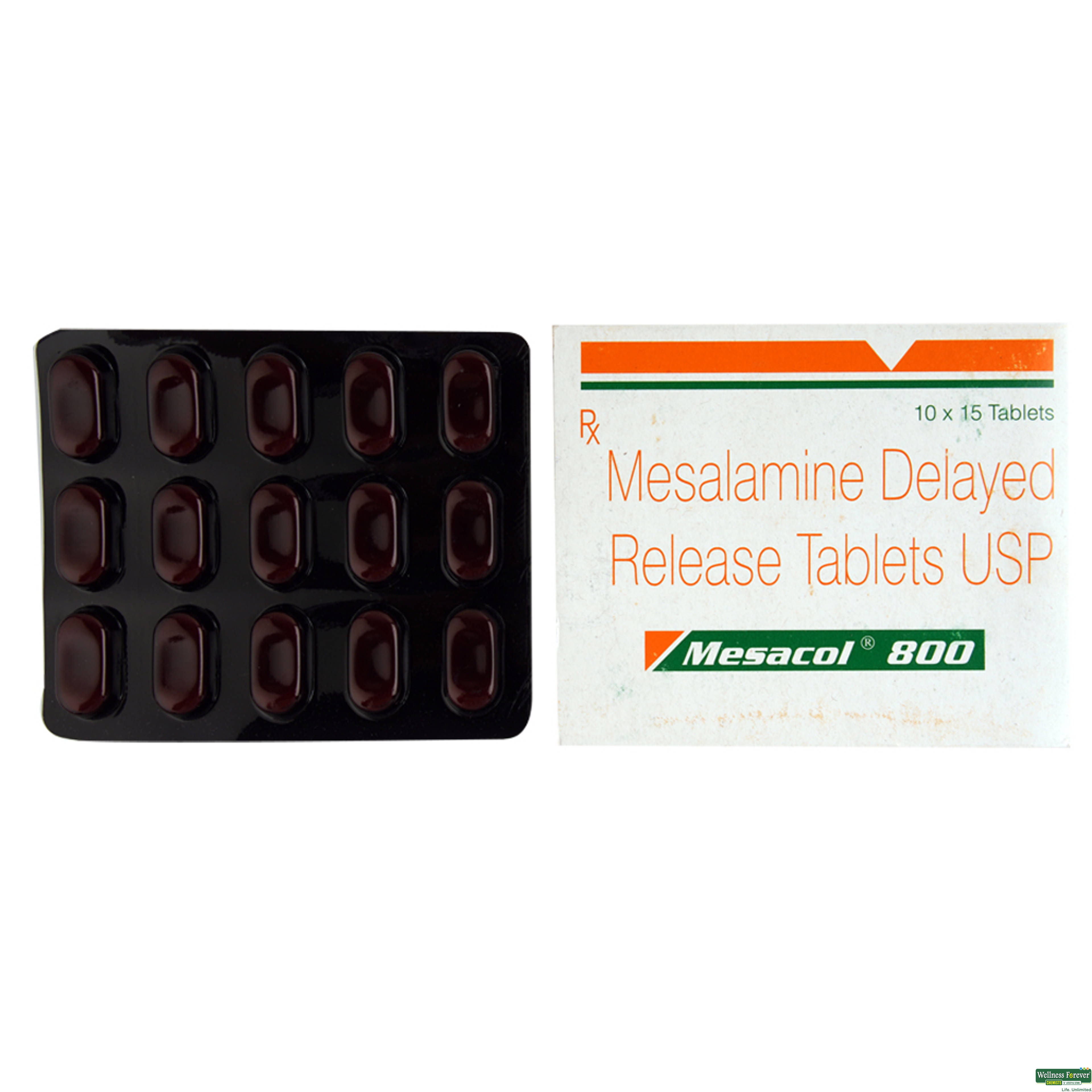 MESACOL 800MG 15TAB-image