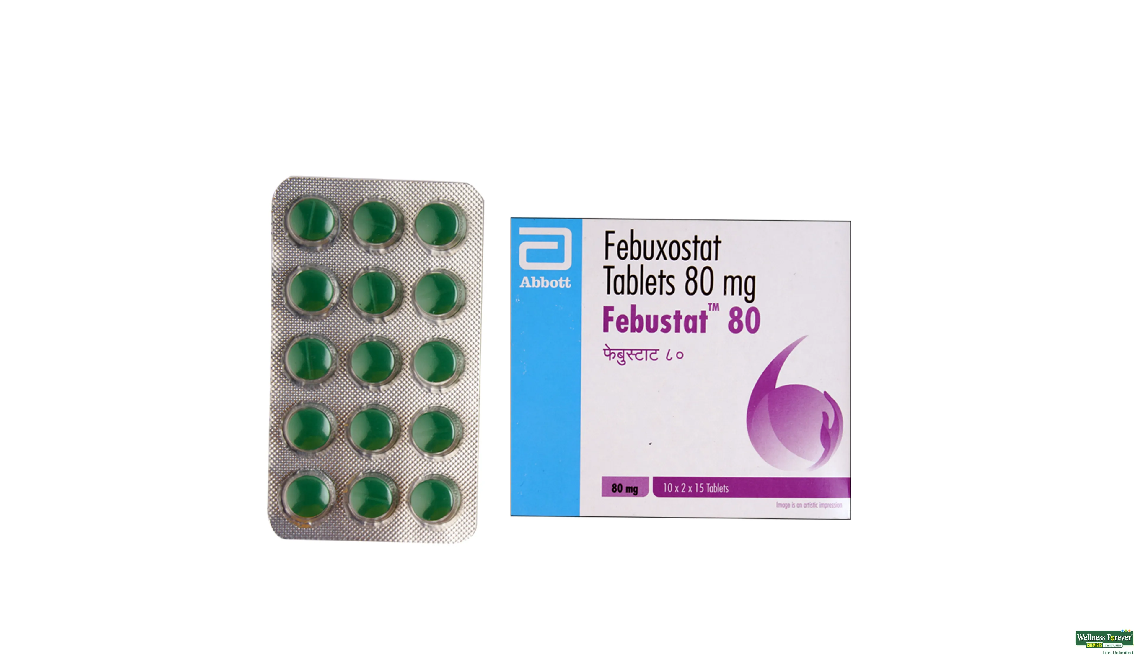 FEBUSTAT 80MG 15TAB- 1, 15TAB, 