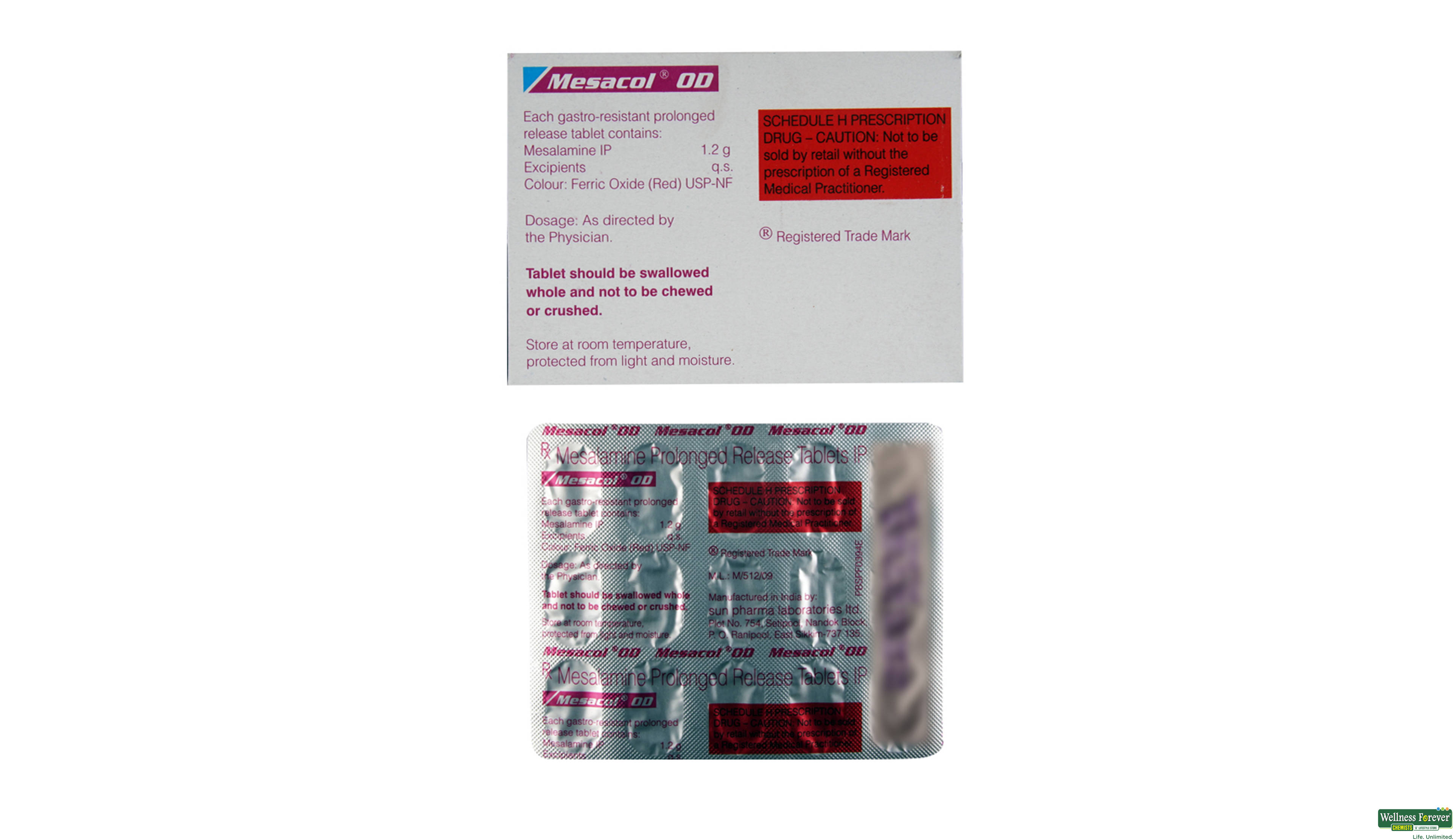 MESACOL-OD 15TAB- 2, 15TAB, 