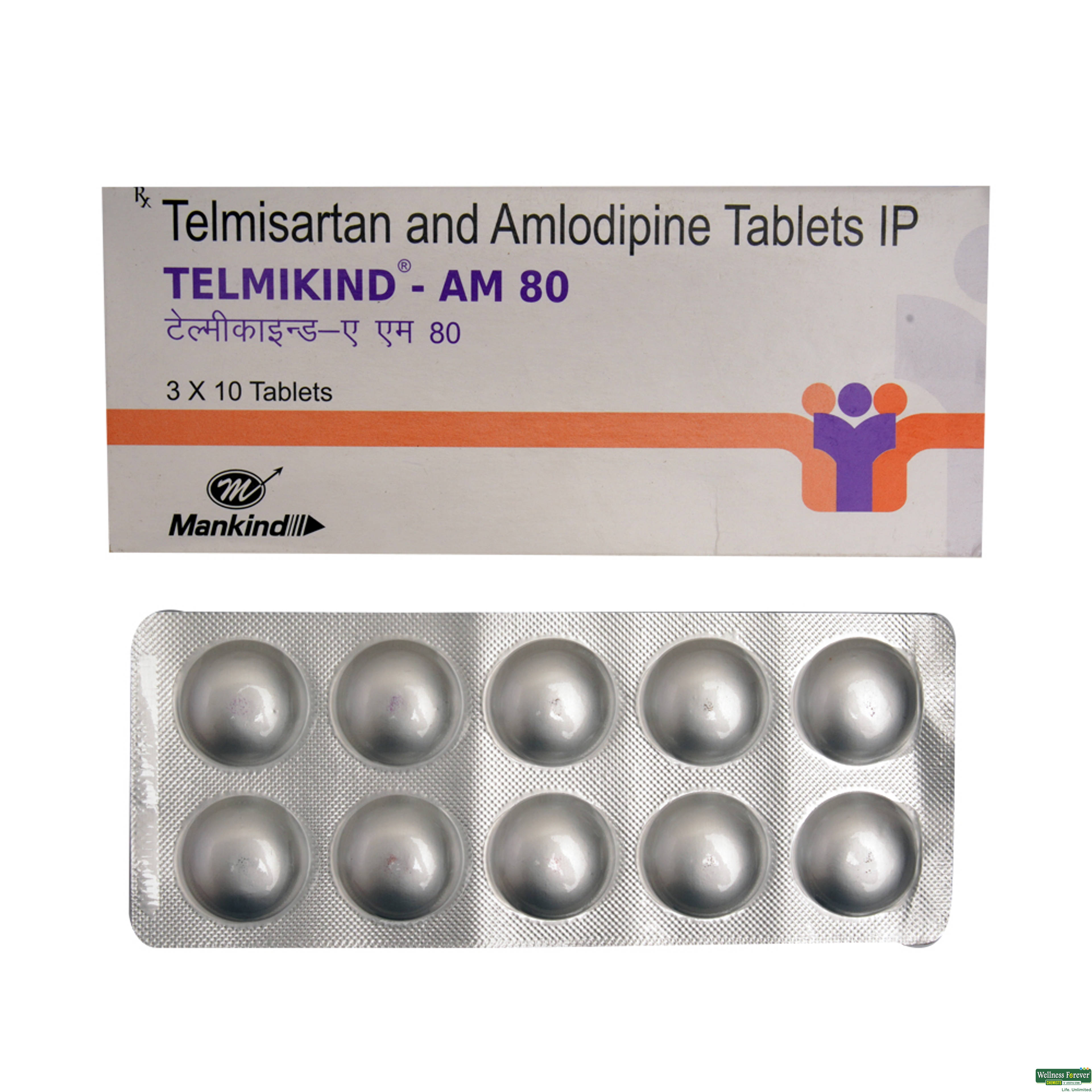 TELMIKIND-AM 80MG 10TAB-image