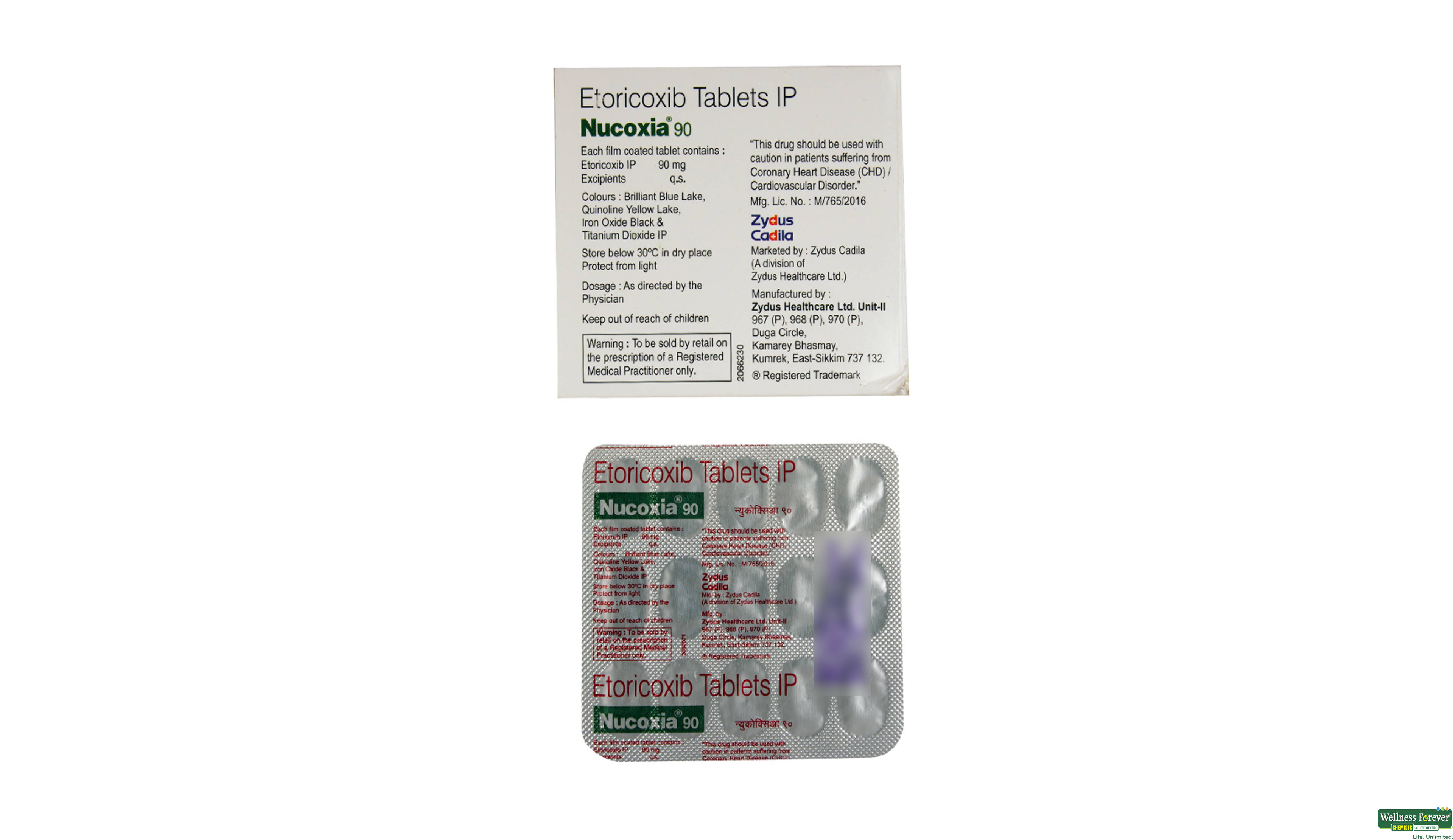 NUCOXIA 90MG 15TAB- 2, 15TAB, 