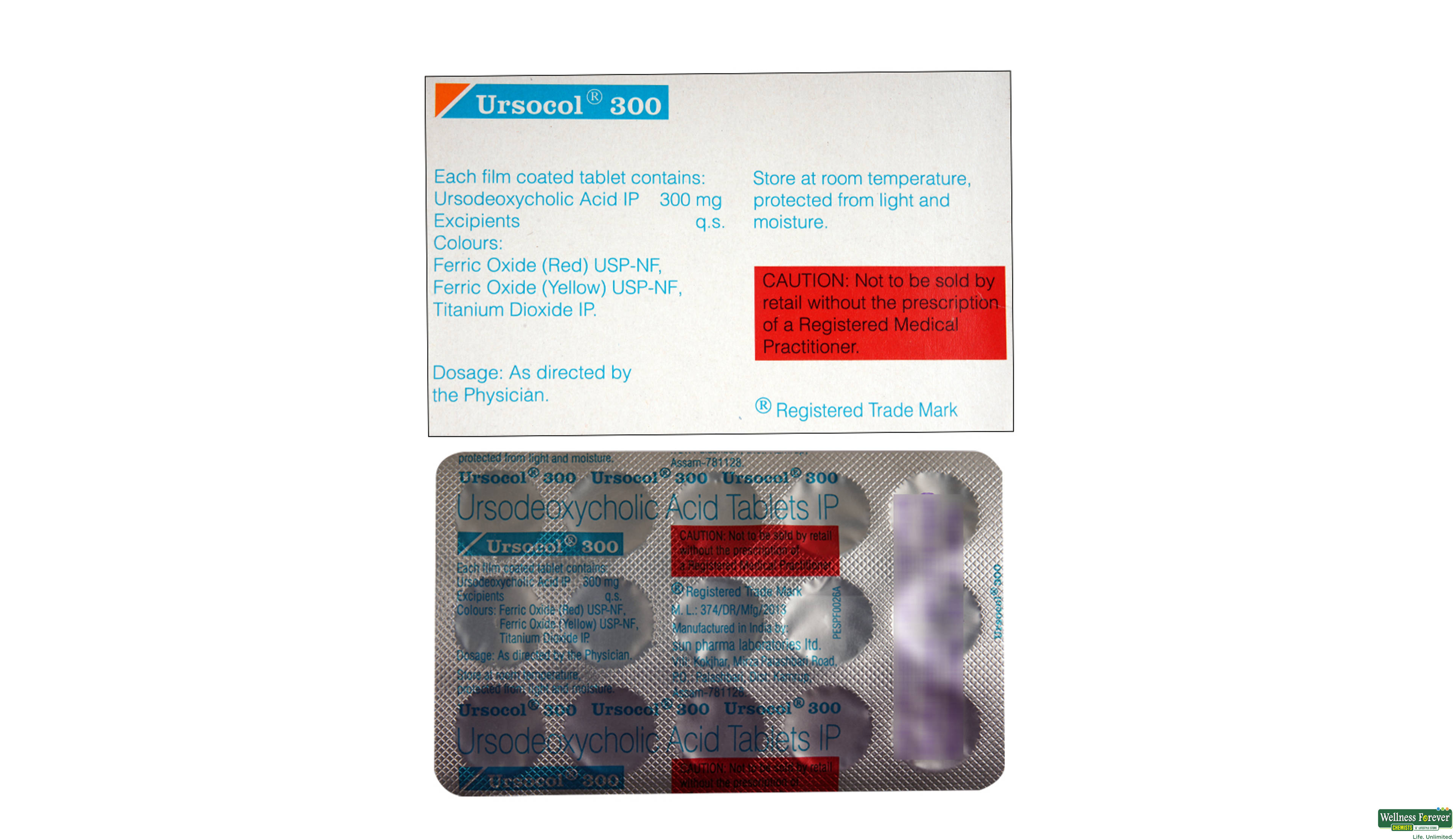 URSOCOL 300MG 15TAB- 2, 15TAB, 