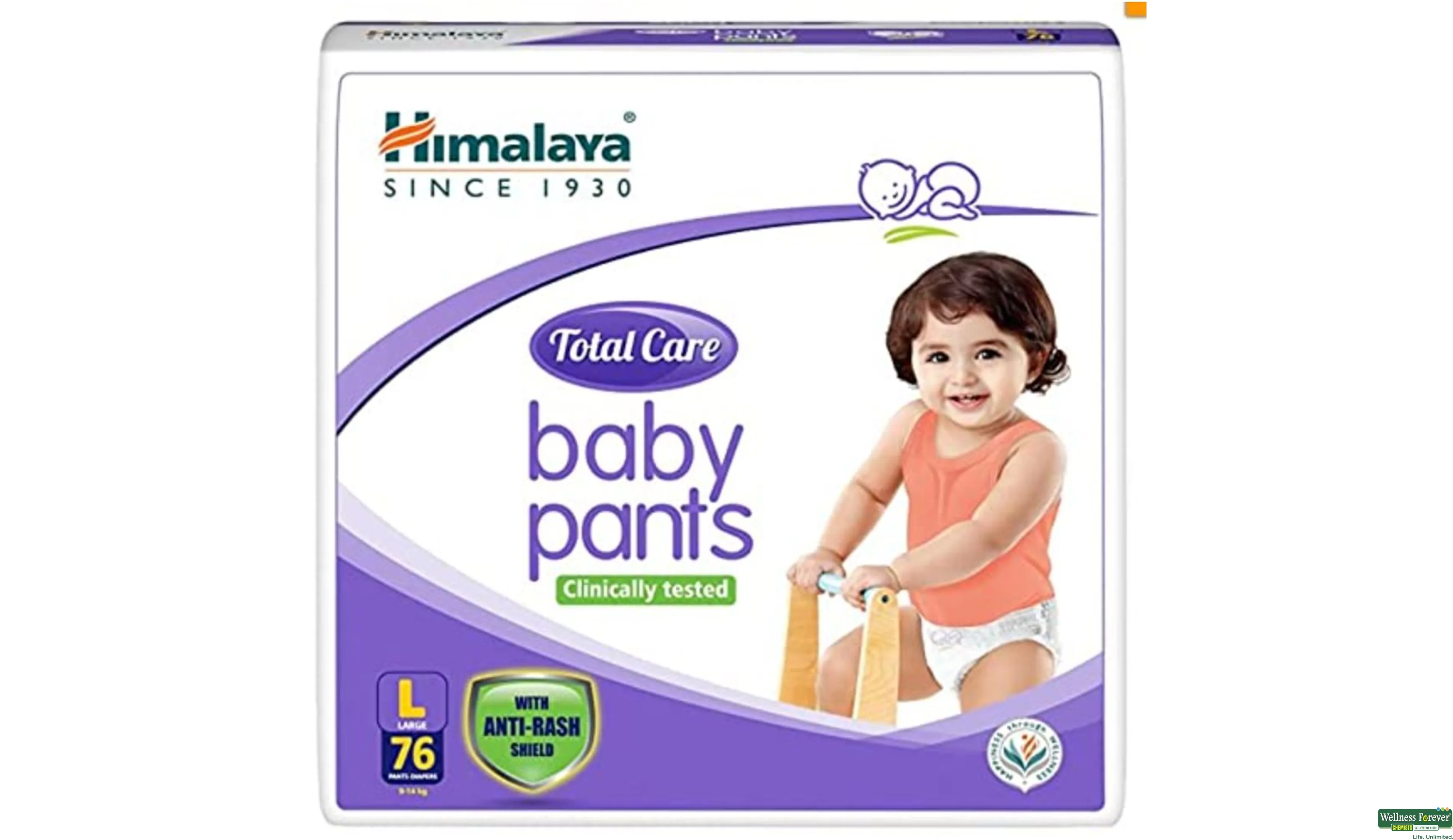 HIMALAYA TOTAL CARE BABY PANTS DIAPERS M 9 PCS