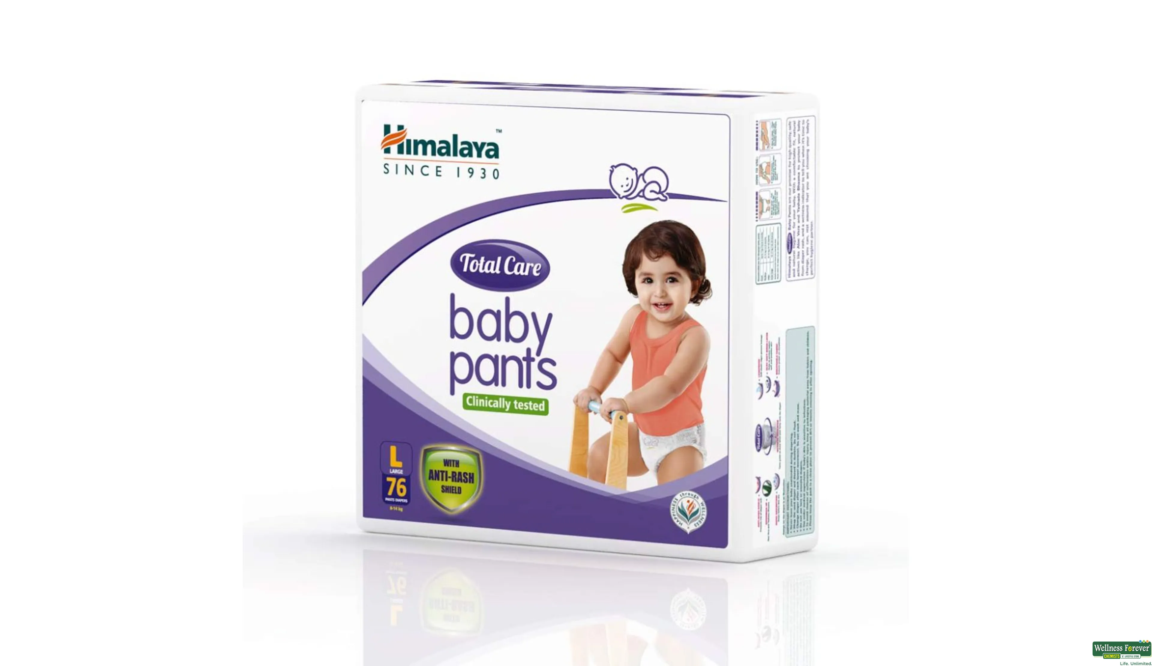 Himalaya Total Care Baby Diaper Pants XL, 54 Count - MagicPills