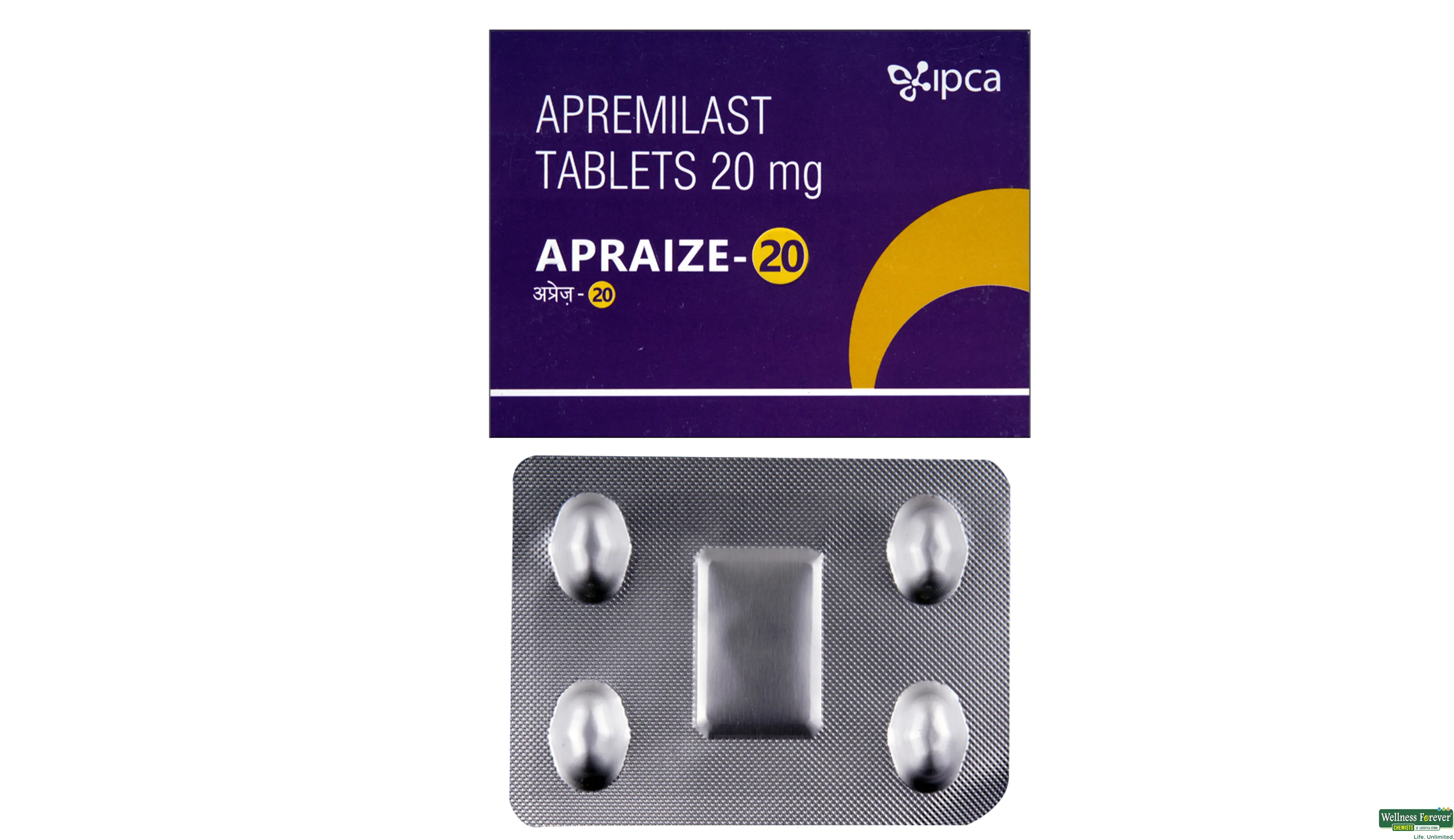 APRAIZE 20MG 4TAB- 1, 4TAB, 