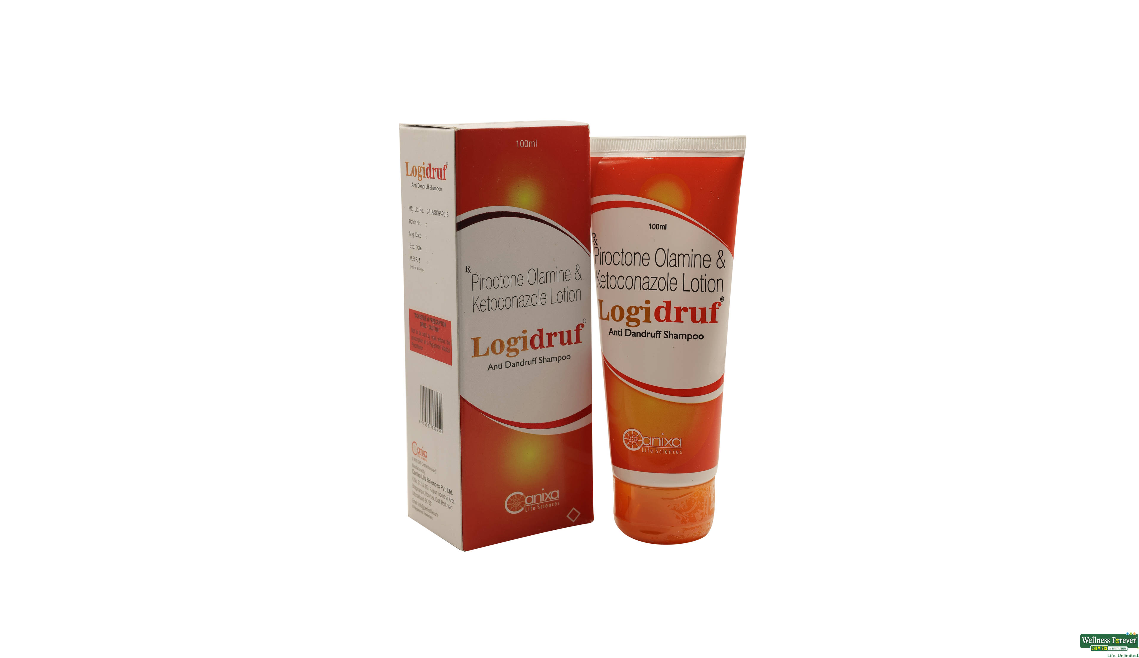 LOGIDRUF ANTI DANDRUFF SHMP 100ML- 1, 100ML, 