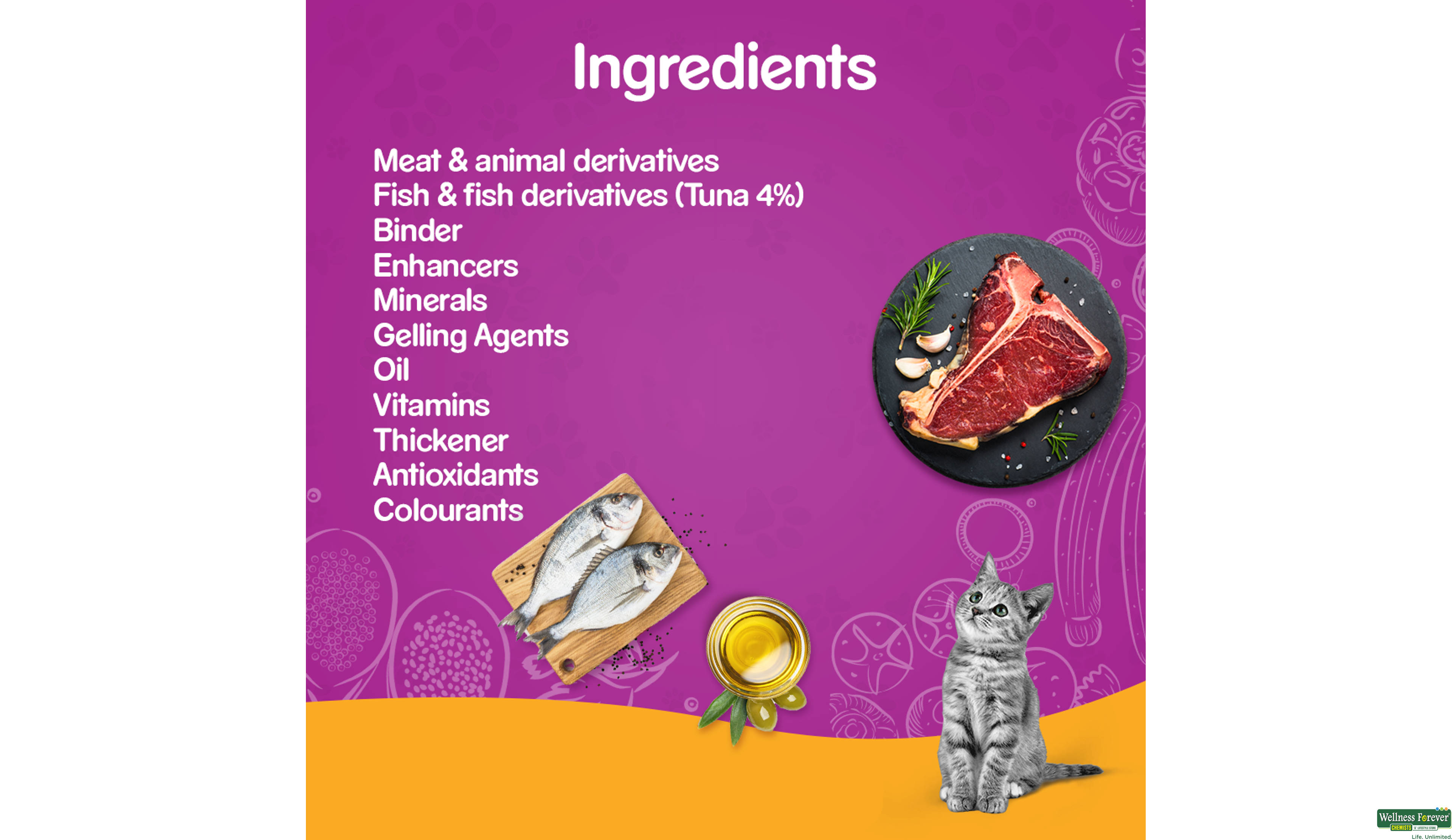 WHISKAS CAT FOOD ADULT SALMON GRAVY 80GM- 6, 80GM, null