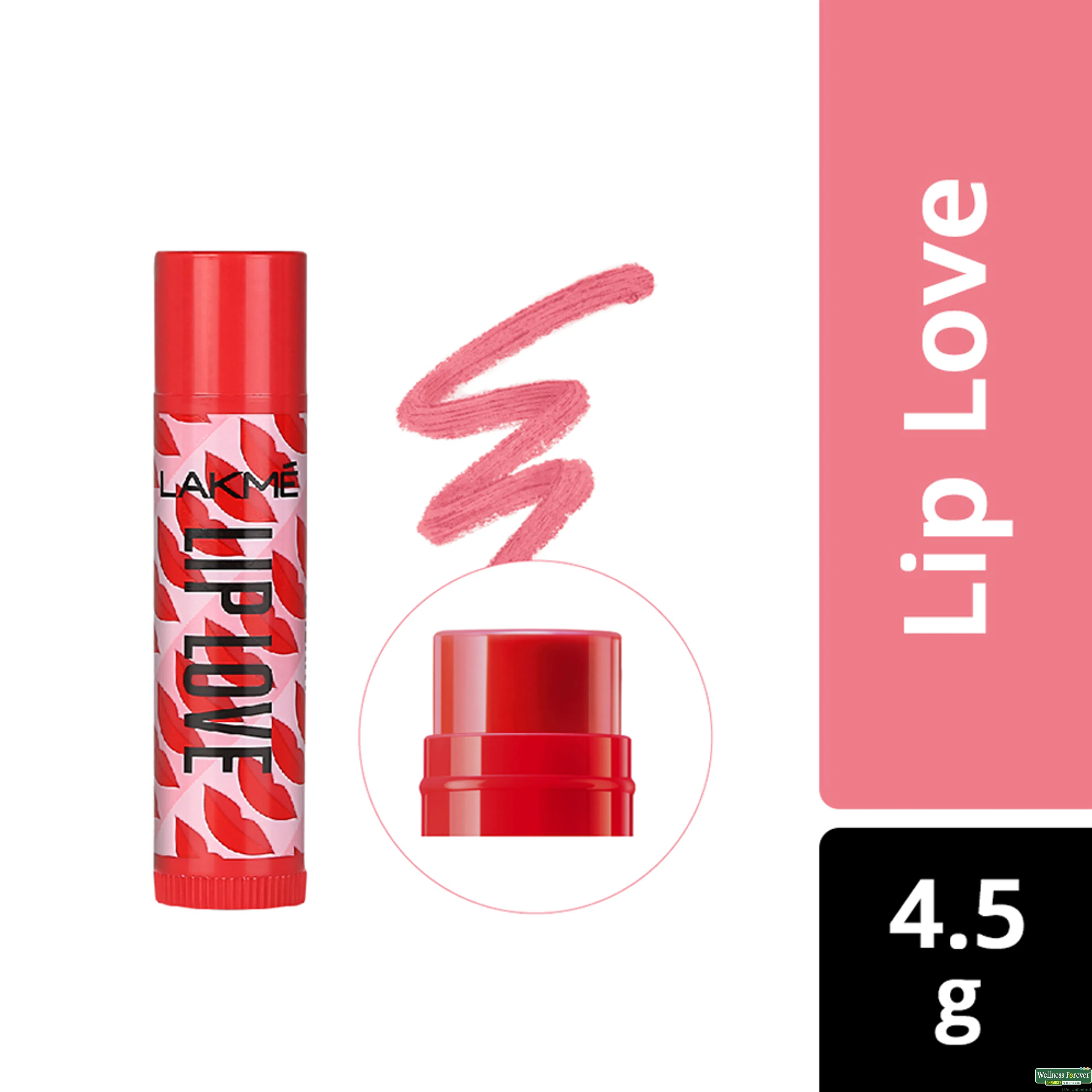 LAKME LIPLOVE SPF15 CHERRY 4.5GM-image