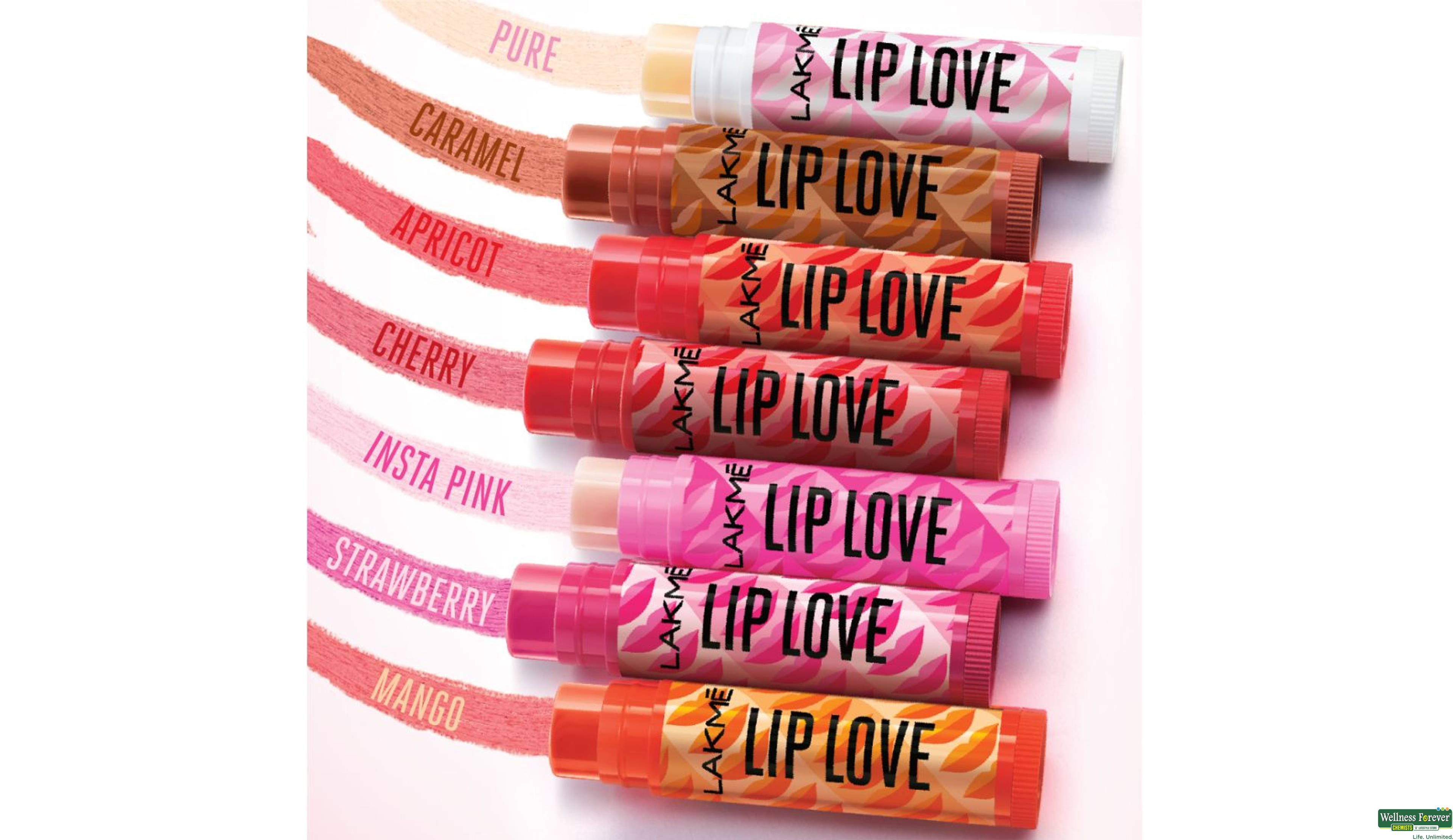 LAKME LIPLOVE SPF15 STRABERRY 4.5GM- 7, 4.5GM, 