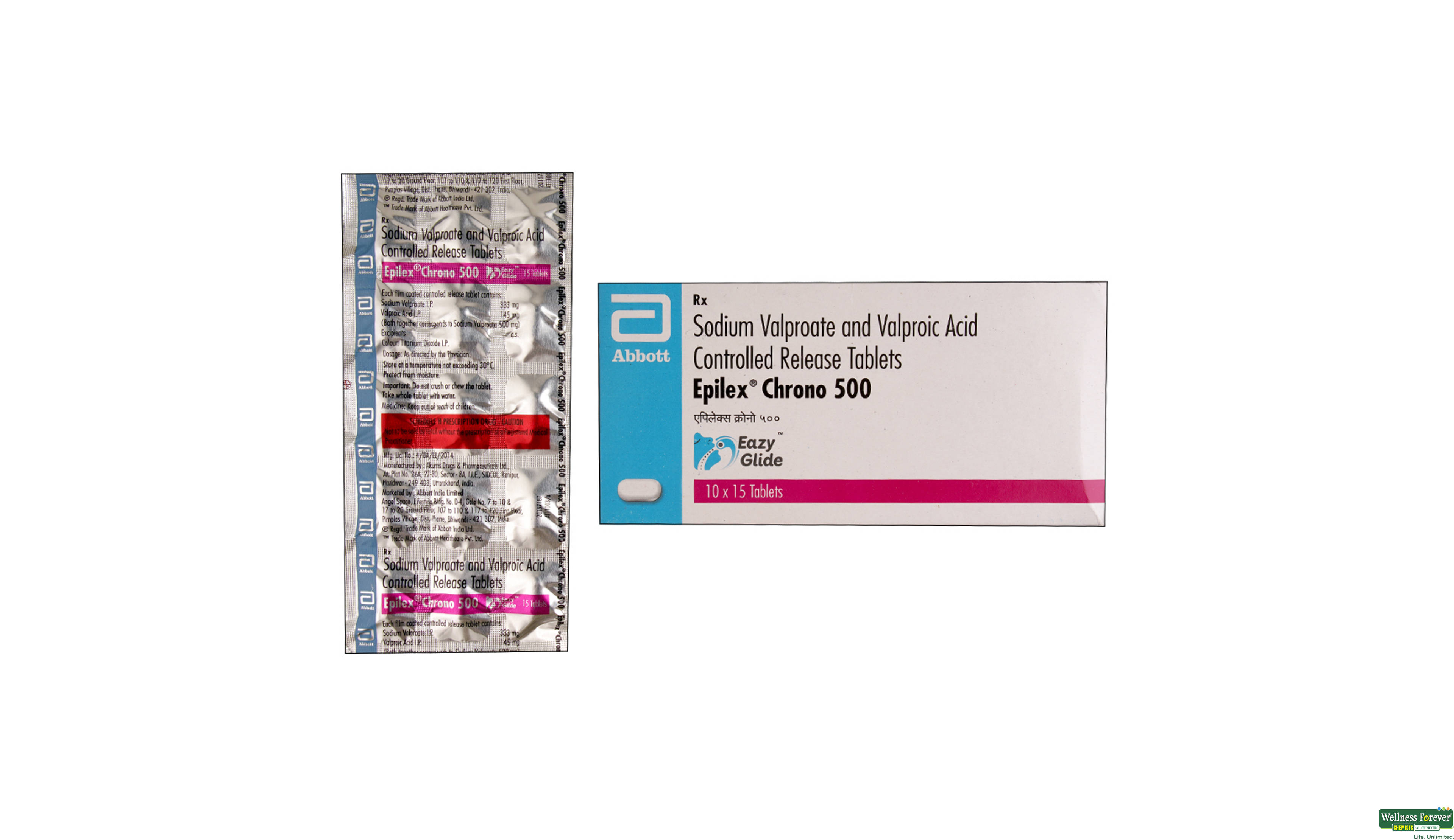 EPILEX CHRONO 500MG 15TAB- 1, 15TAB, 