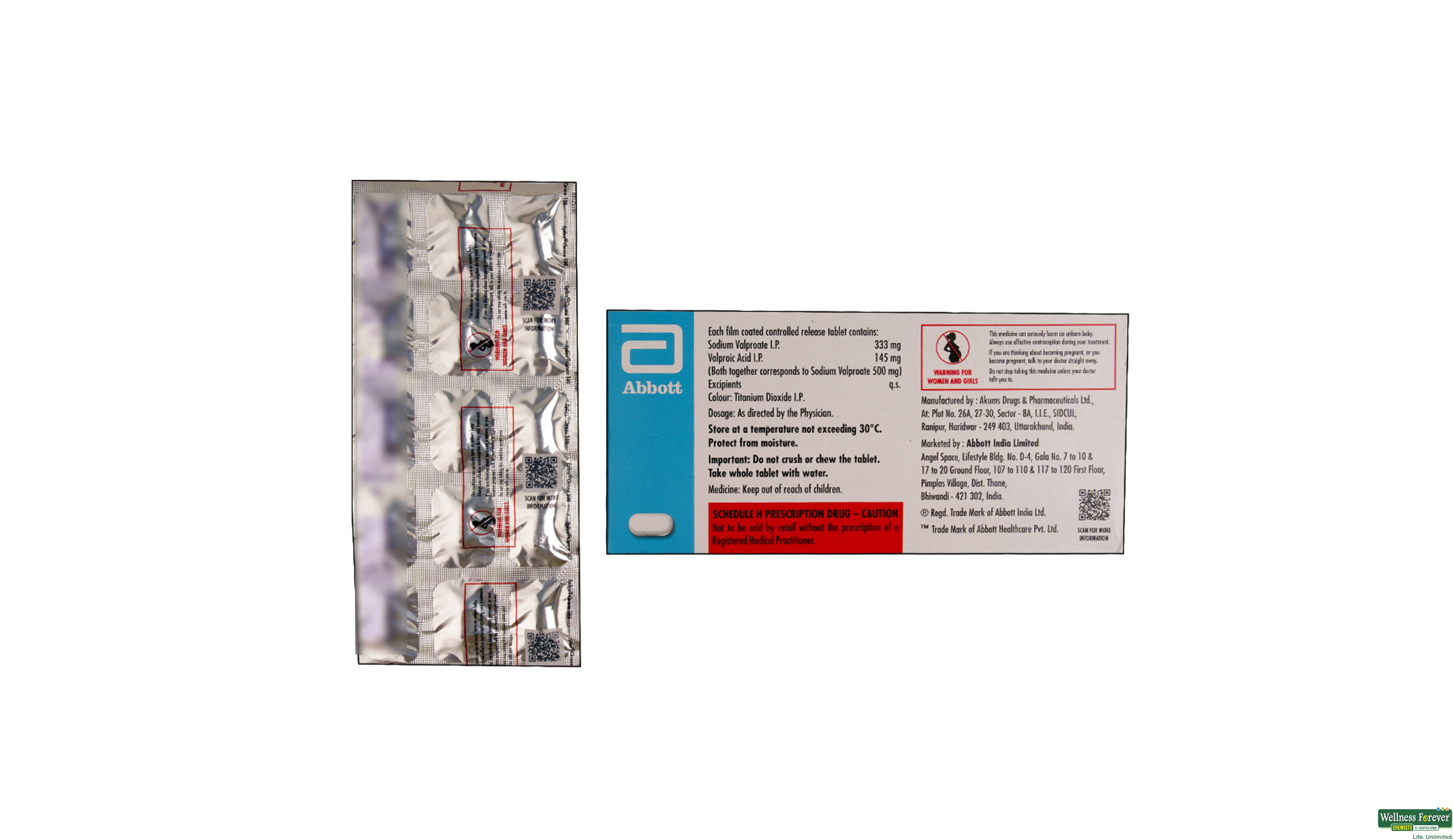 EPILEX CHRONO 500MG 15TAB- 2, 15TAB, 