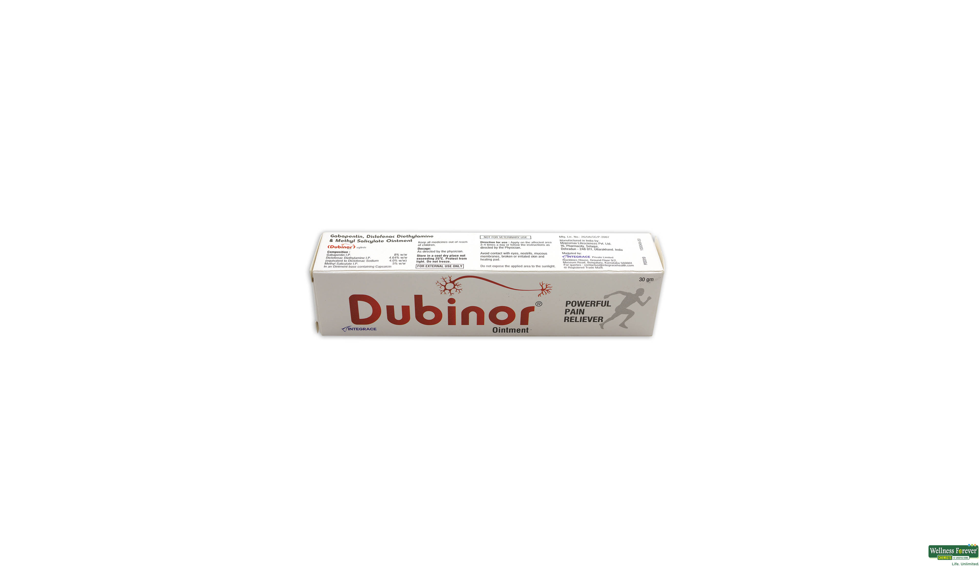 DUBINOR OINT 30GM- 1, 30GM, 