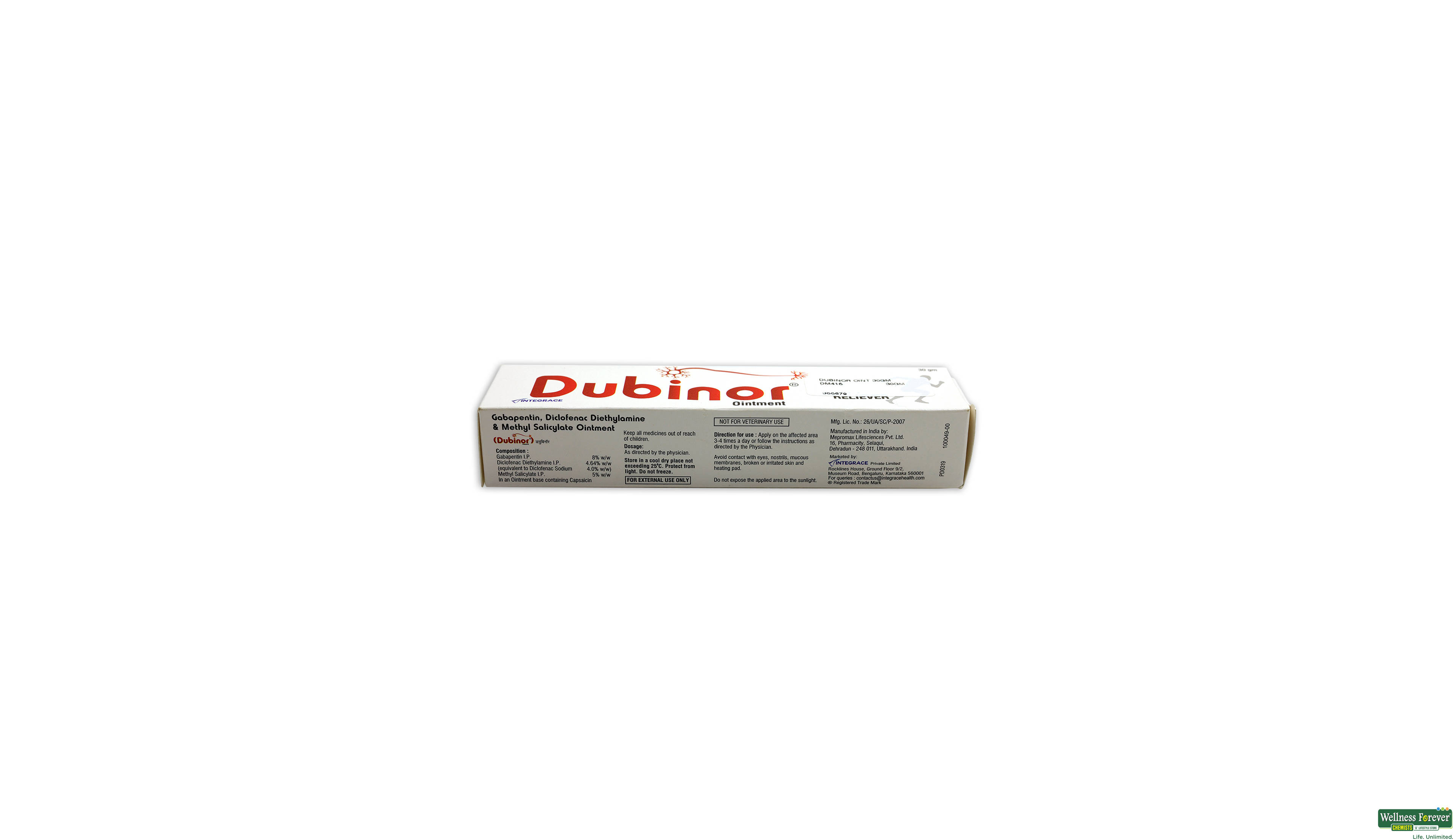 DUBINOR OINT 30GM- 2, 30GM, 