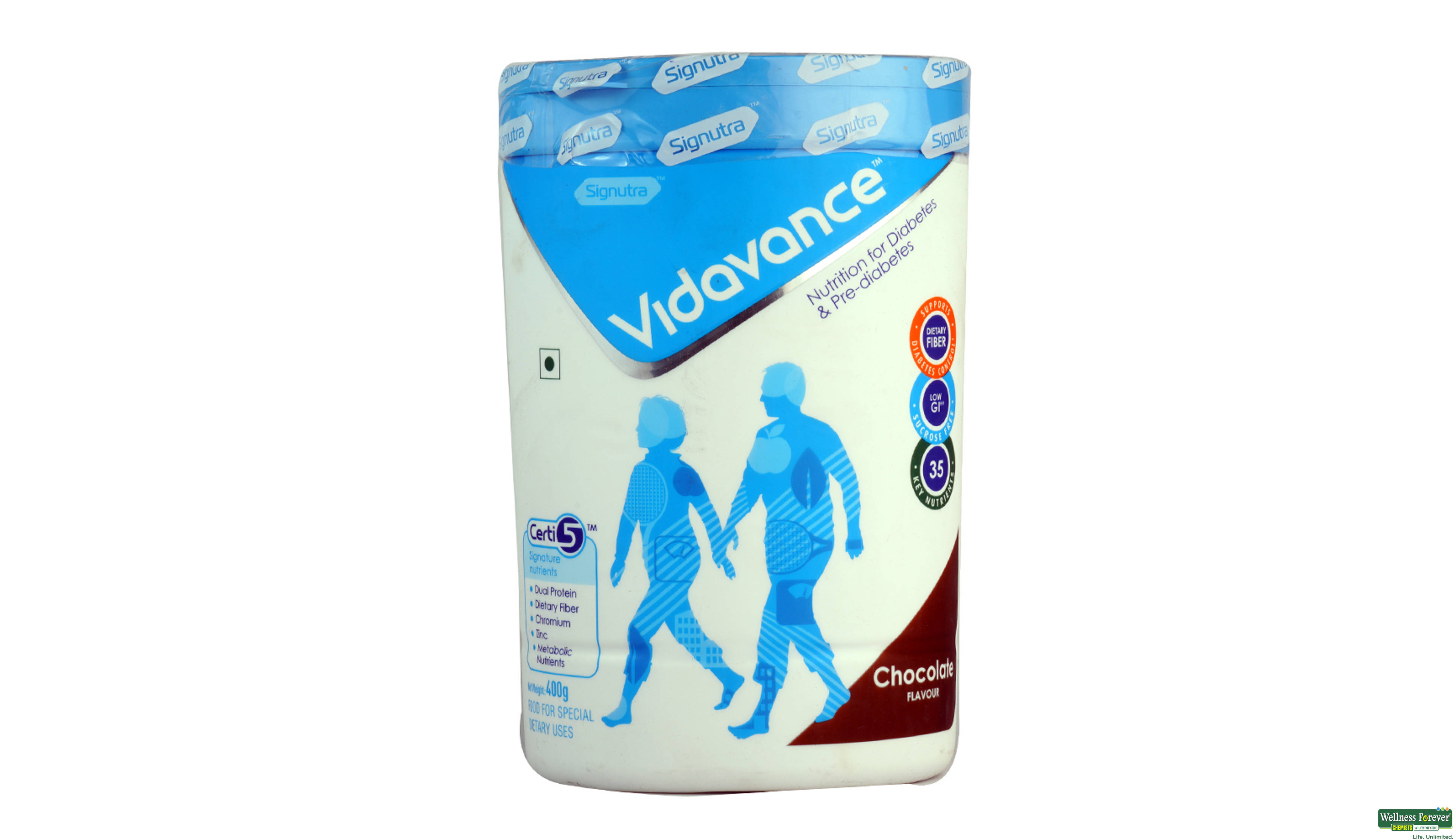 VIDAVANCE CHOC POW 400GM- 1, 400GM, 
