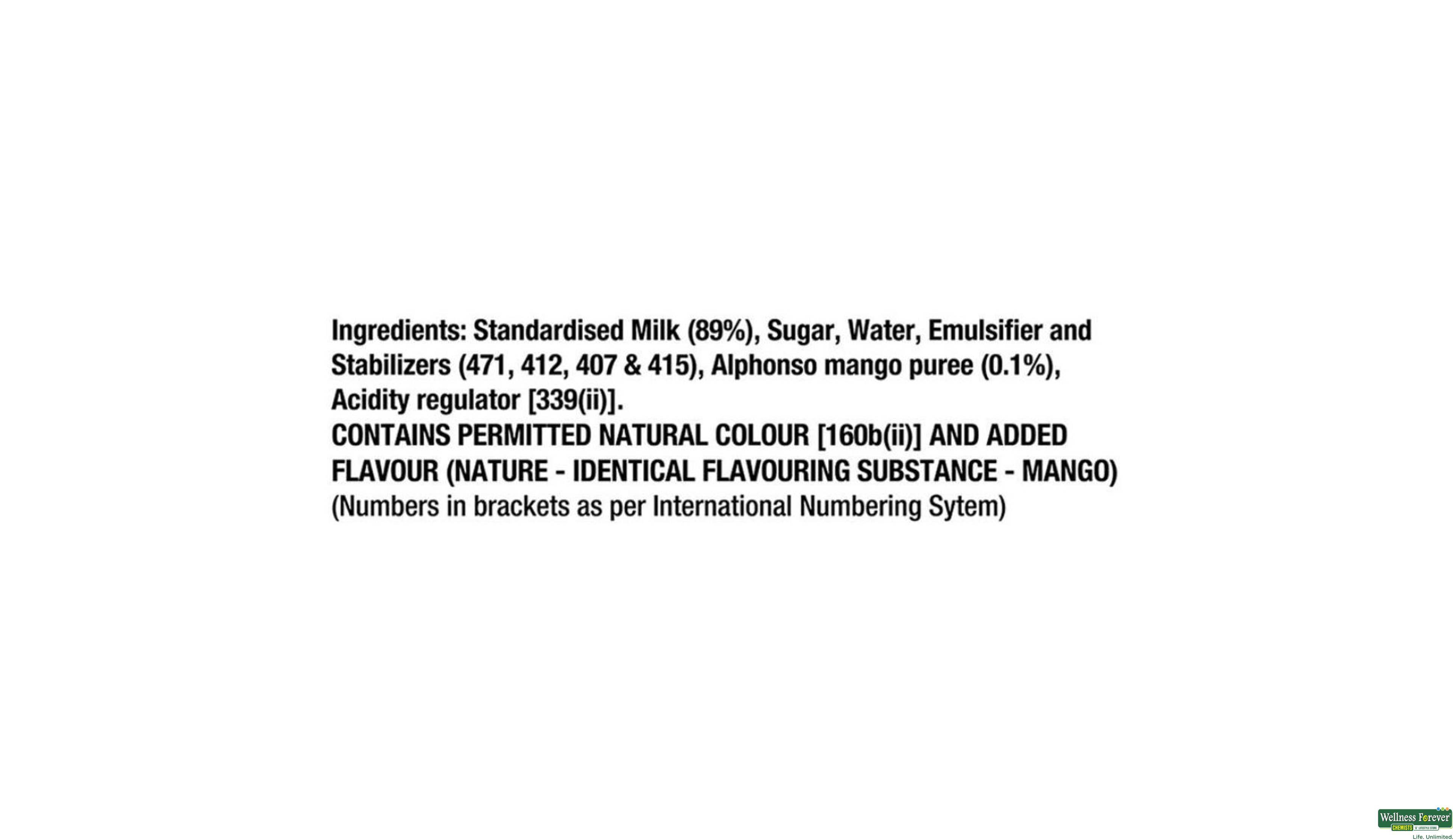 BRIT WINKIN COW MILK MANGO 180ML- 2, 180ML, 