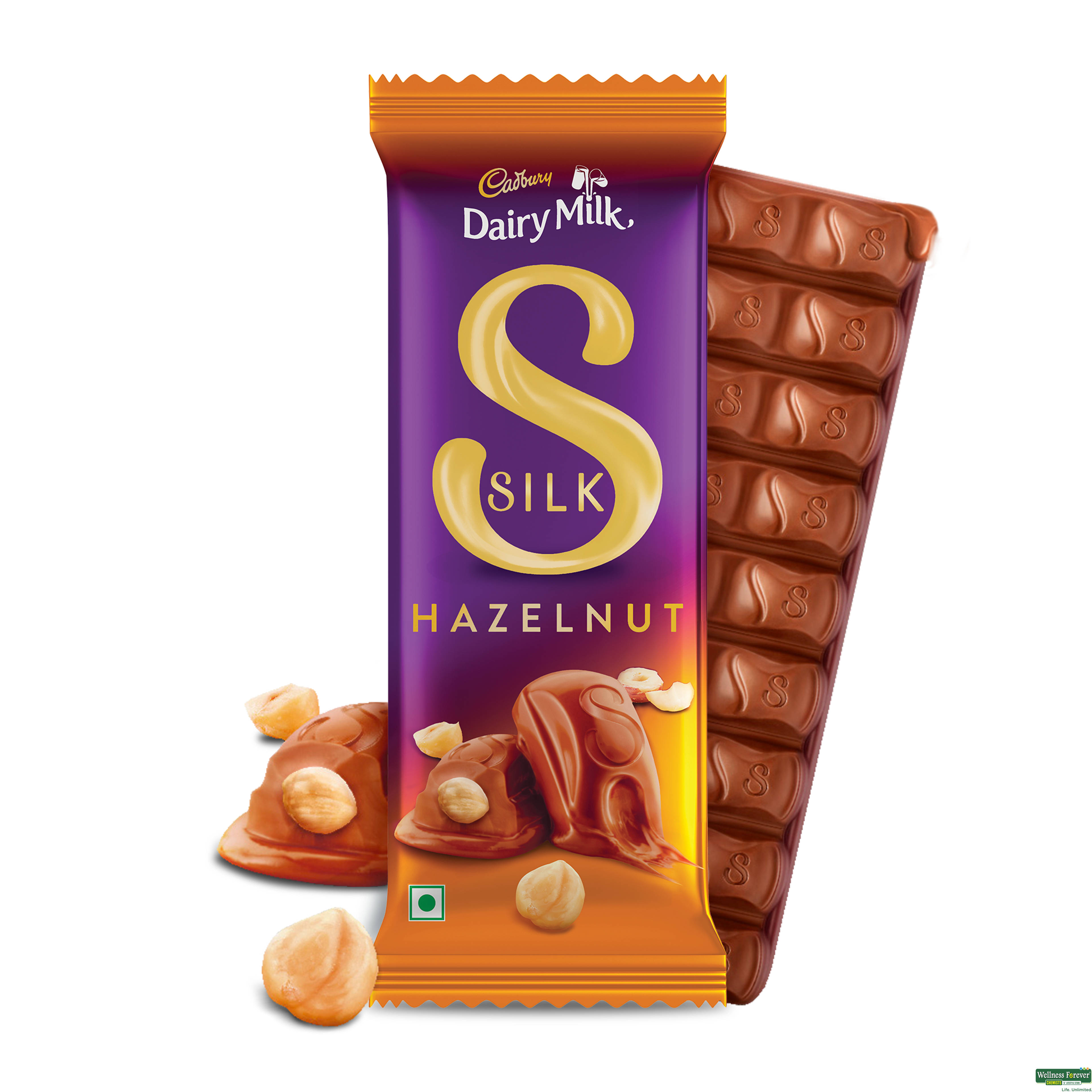 Cadbury Dairy Milk Silk Hazelnut 58g-image