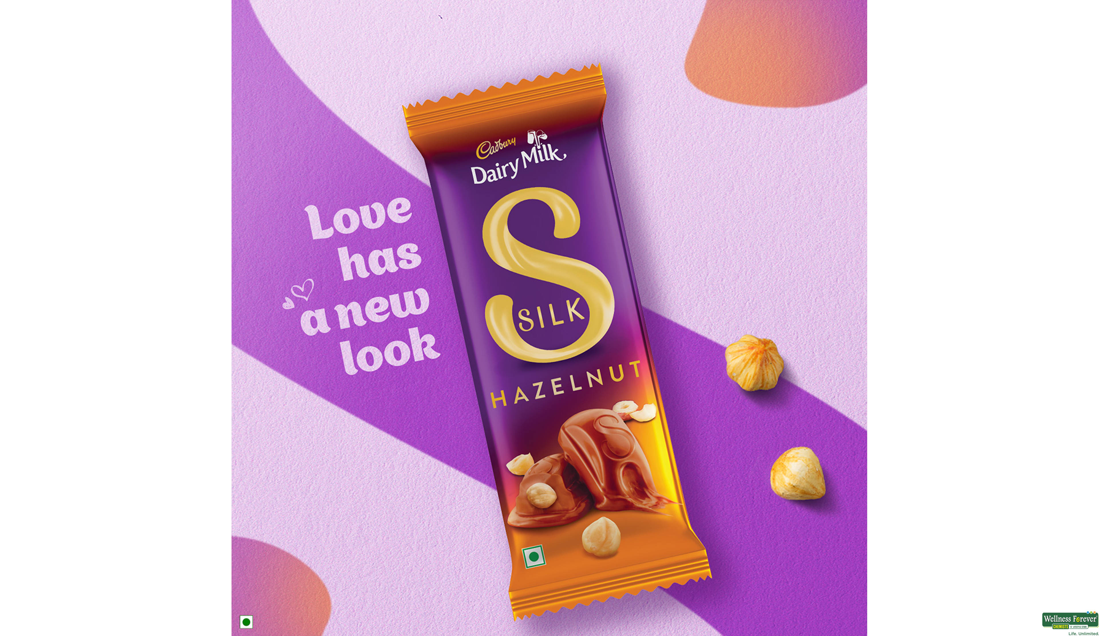 CADB DAIRY MILK SILK HAZELNUT 143GM- 3, 143GM, 