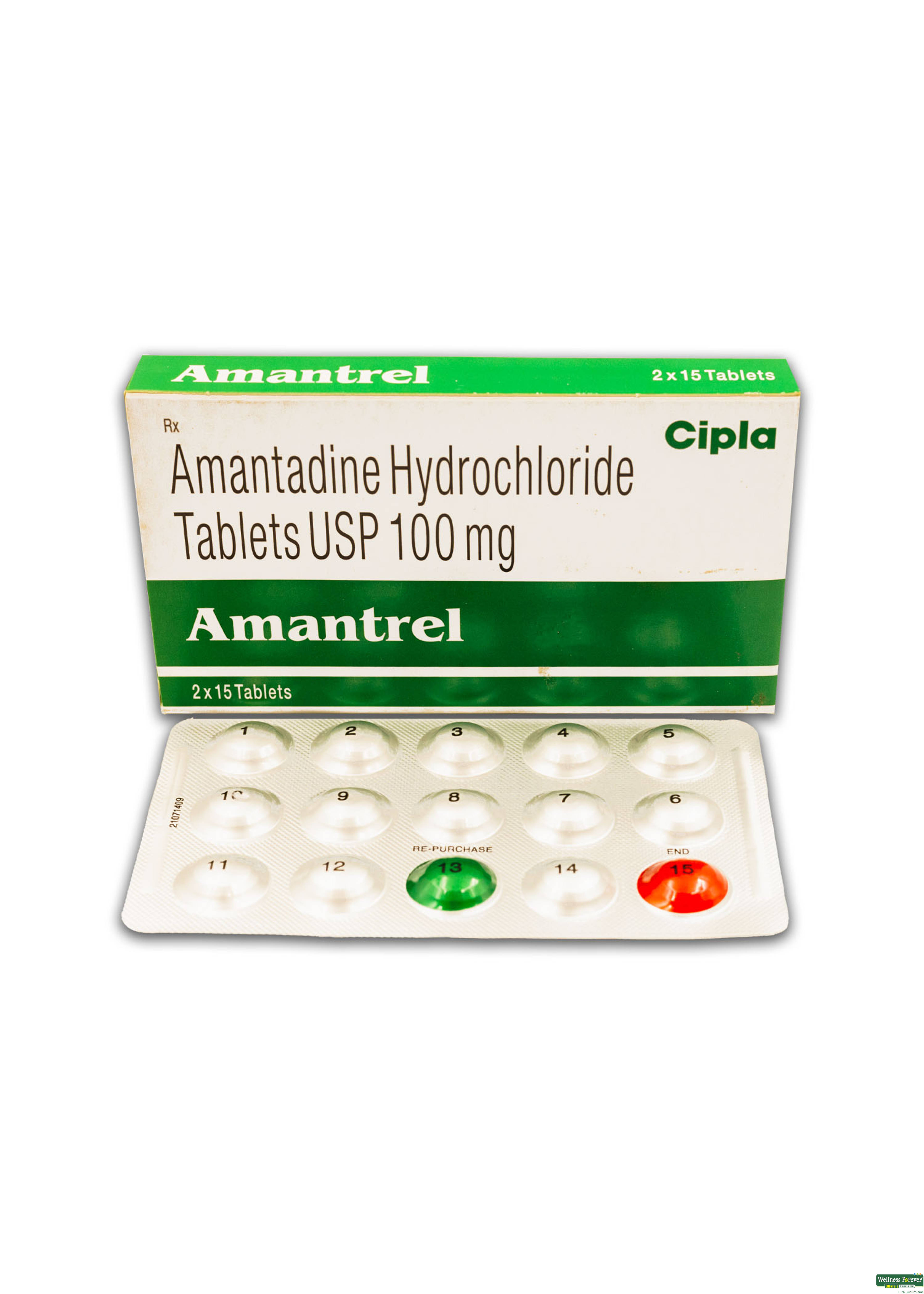 AMANTREL 100MG 15TAB-image