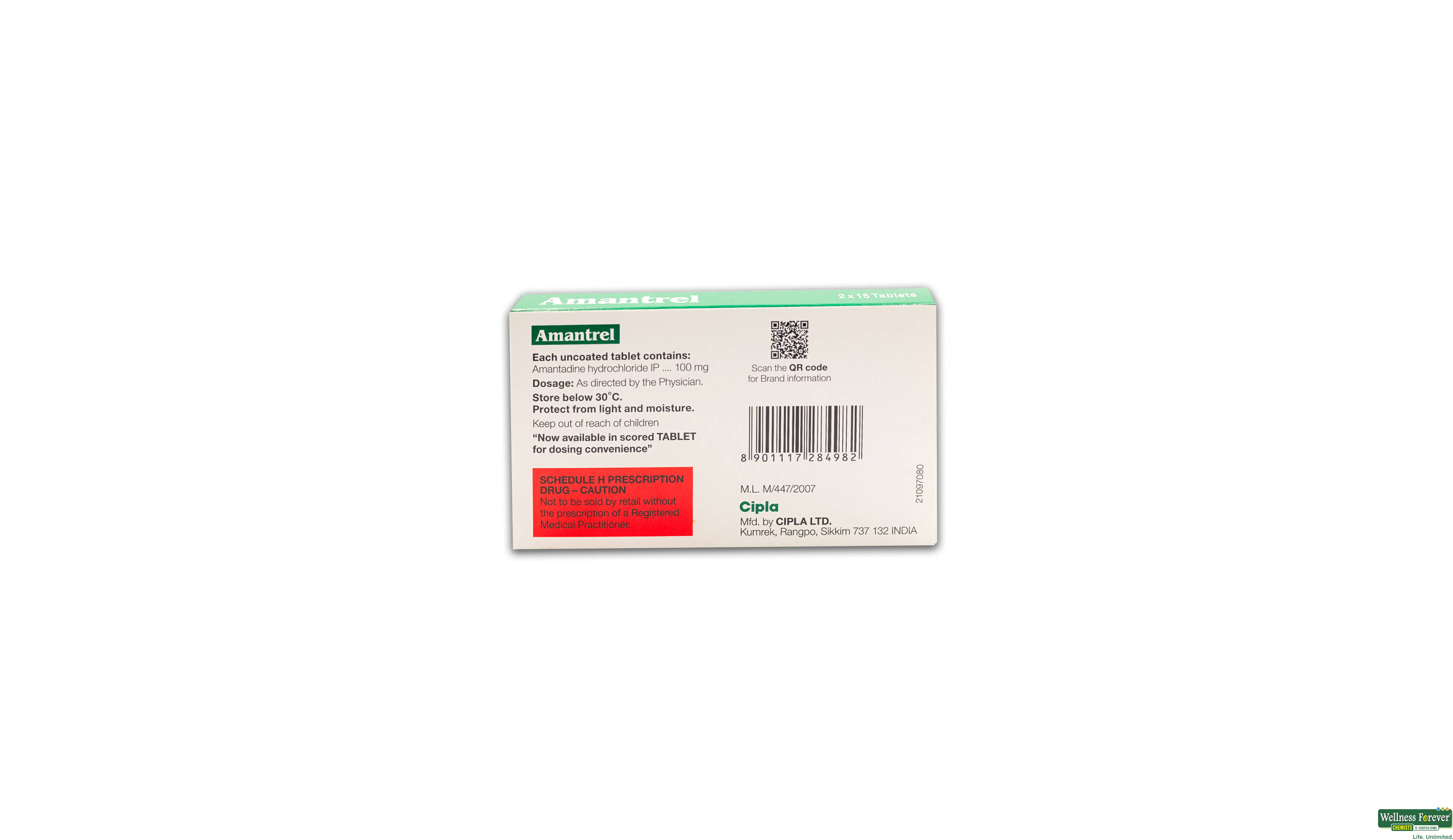 AMANTREL 100MG 15TAB- 2, 15TAB, 