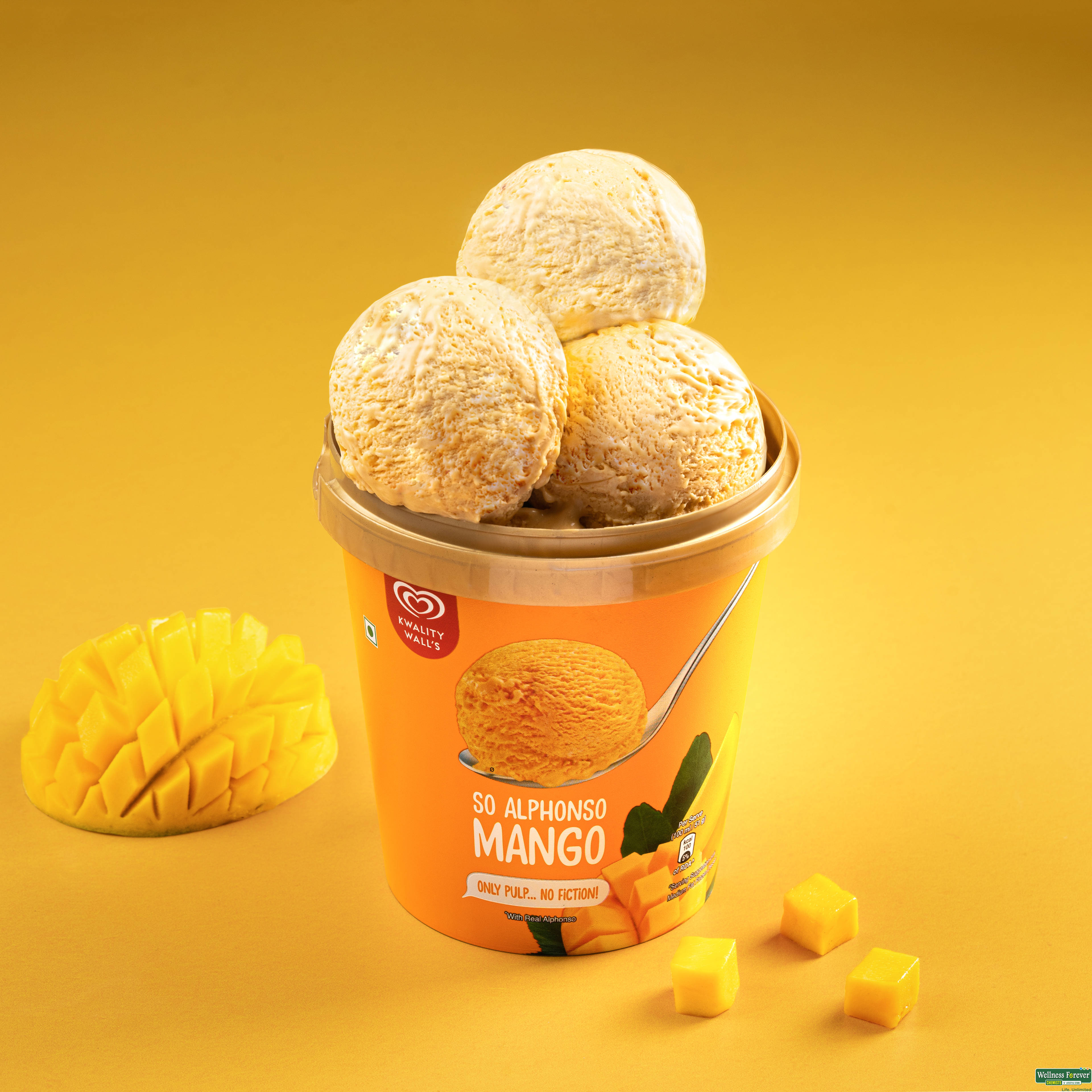 Kwality Wall's Party Pack Of So Alphonso Mango Tub 700ml-image