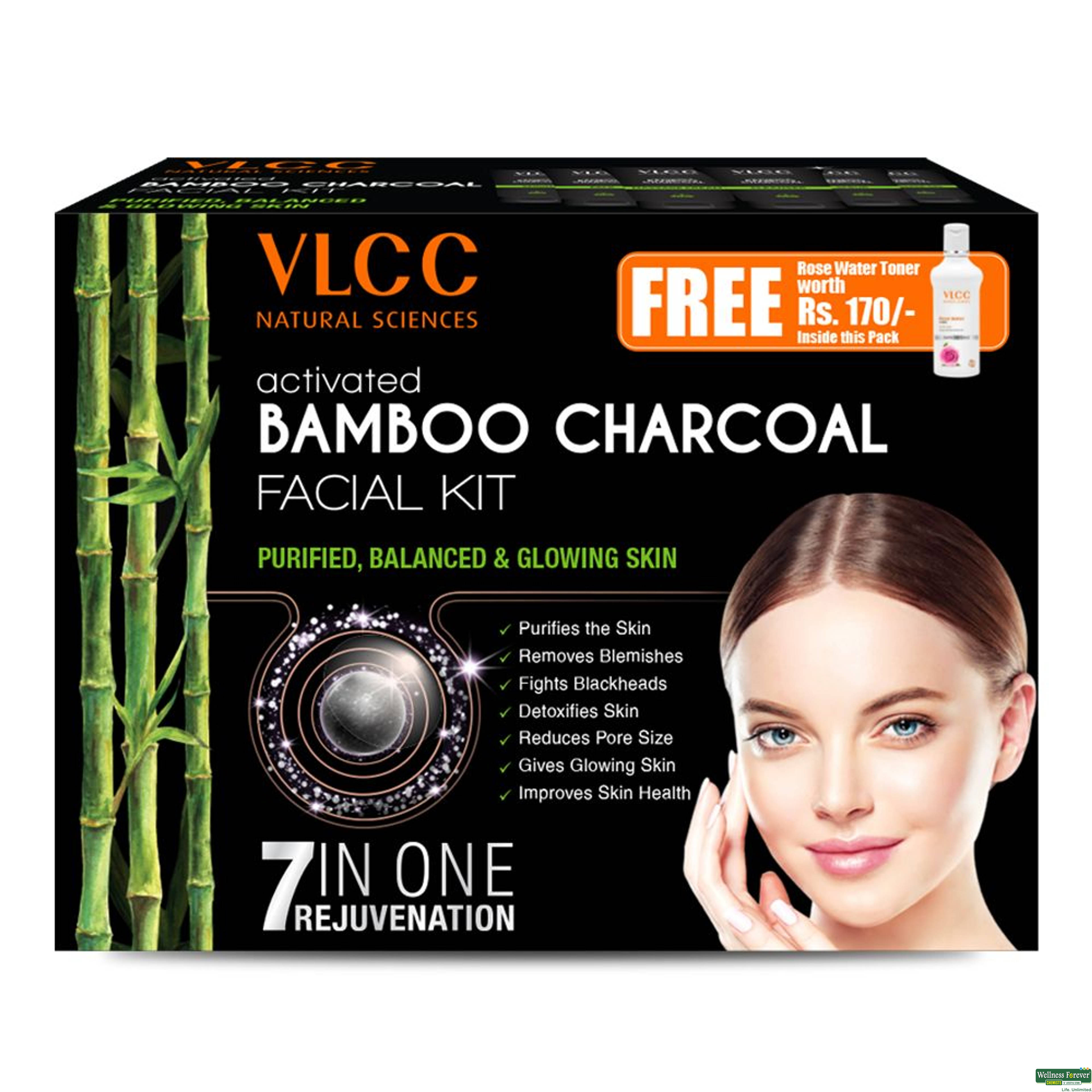 Vlcc Face Kit Charcole Bamboo Single 1 Piece-image