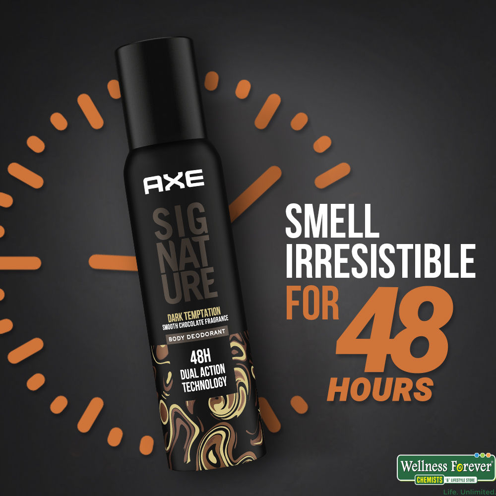 Buy Axe Signature Dark Temptation Body Deodorant For Men 154 ml