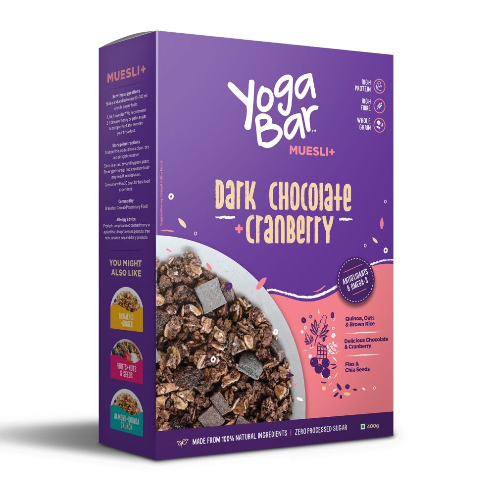 Yogabar Fruits Nuts Muesli 400gm