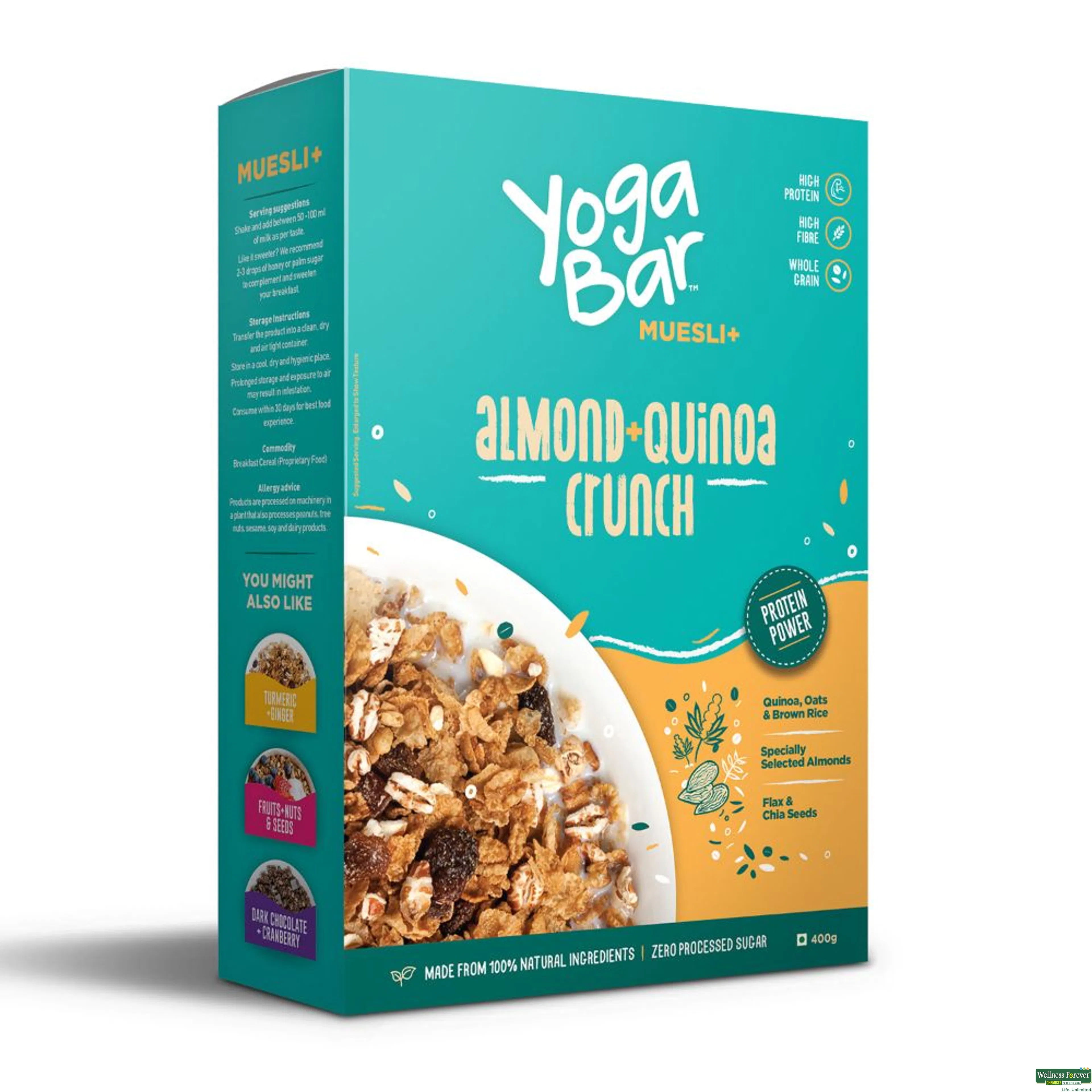 Buy Yoga Bar Dark Chocolate + Cranberries Muesli Online at Best Price