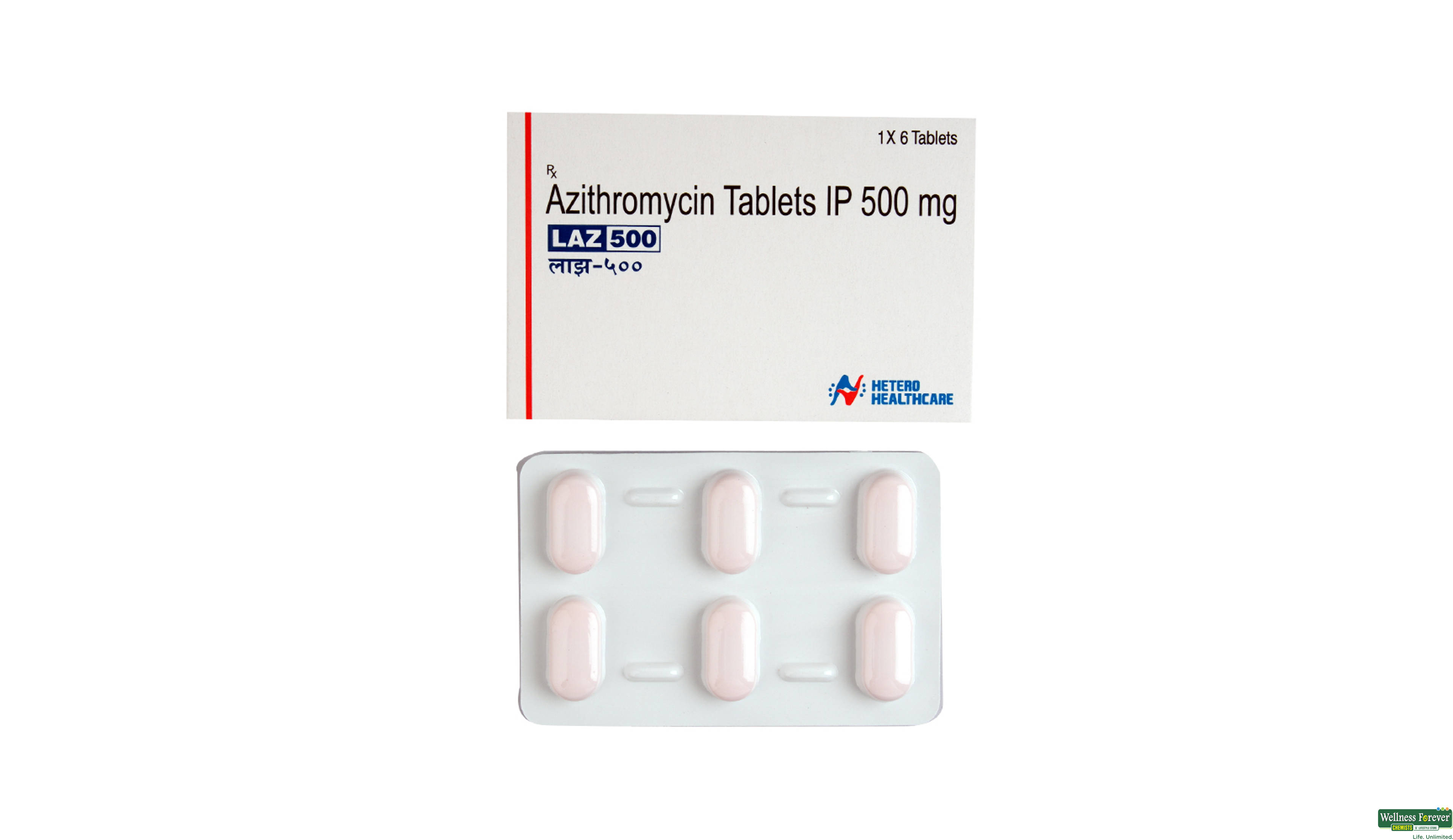LAZ 500MG 6TAB- 1, 6TAB, 