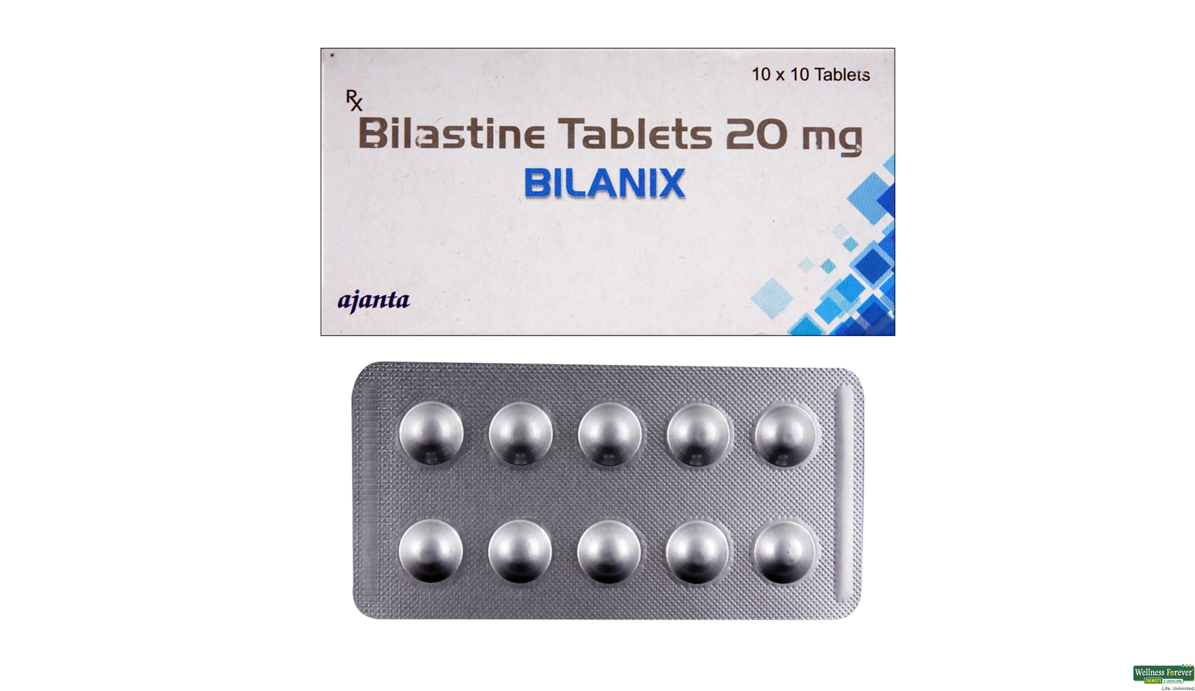 Bilanix 20 hotsell mg tab