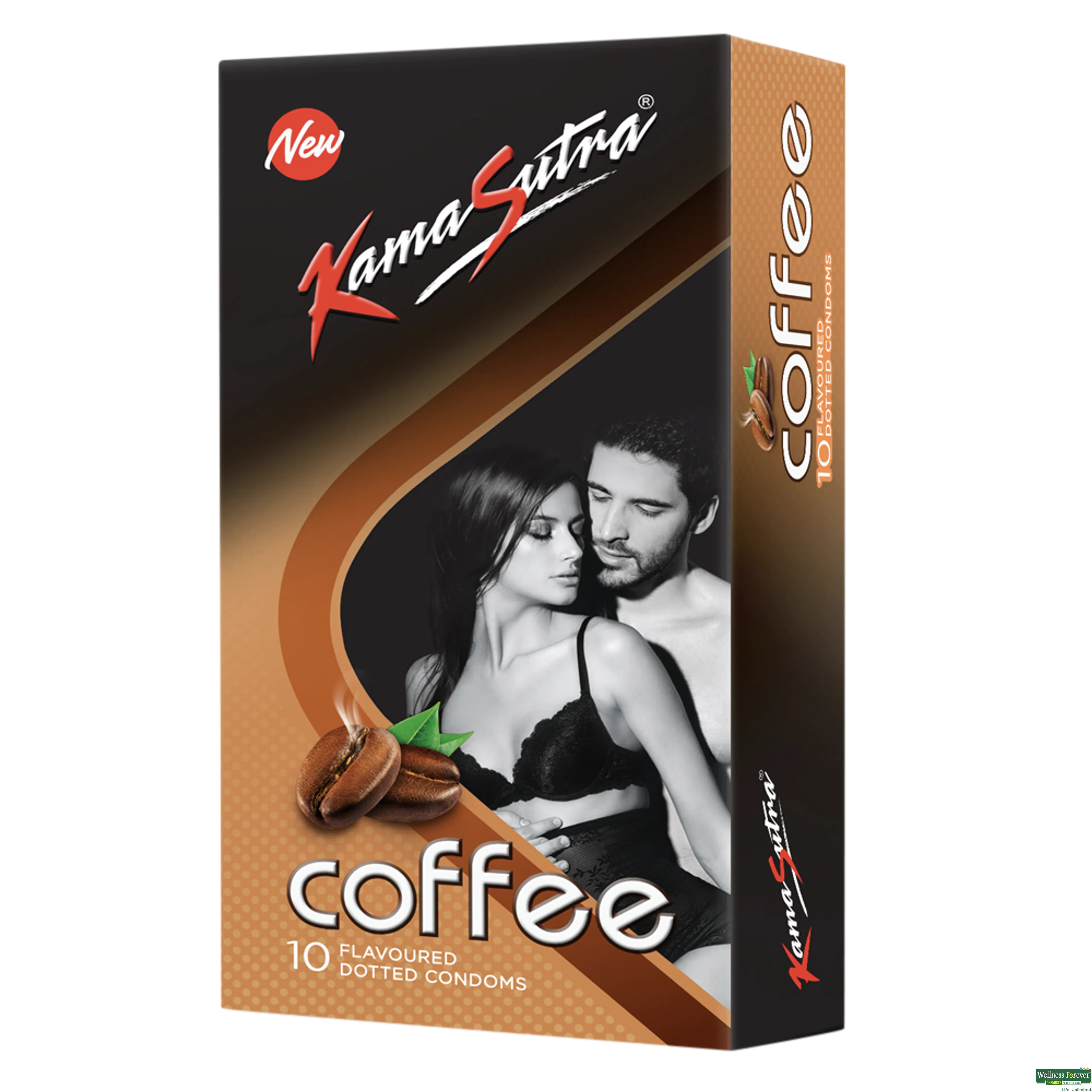 KS CONDOM EXCITE COFFEE 10PC-image