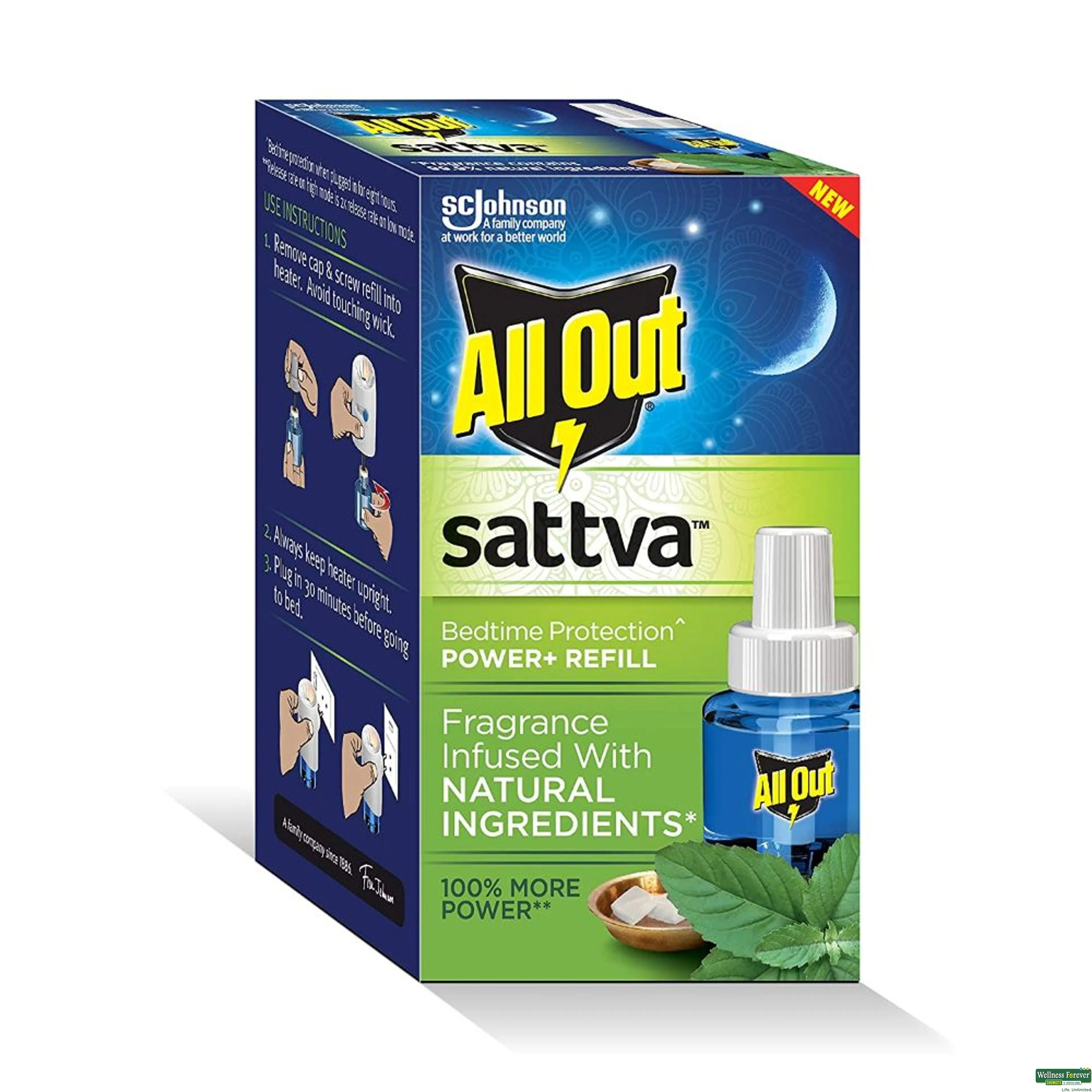 ALLOUT MOSQUITO REF SATTVA 1PC-image