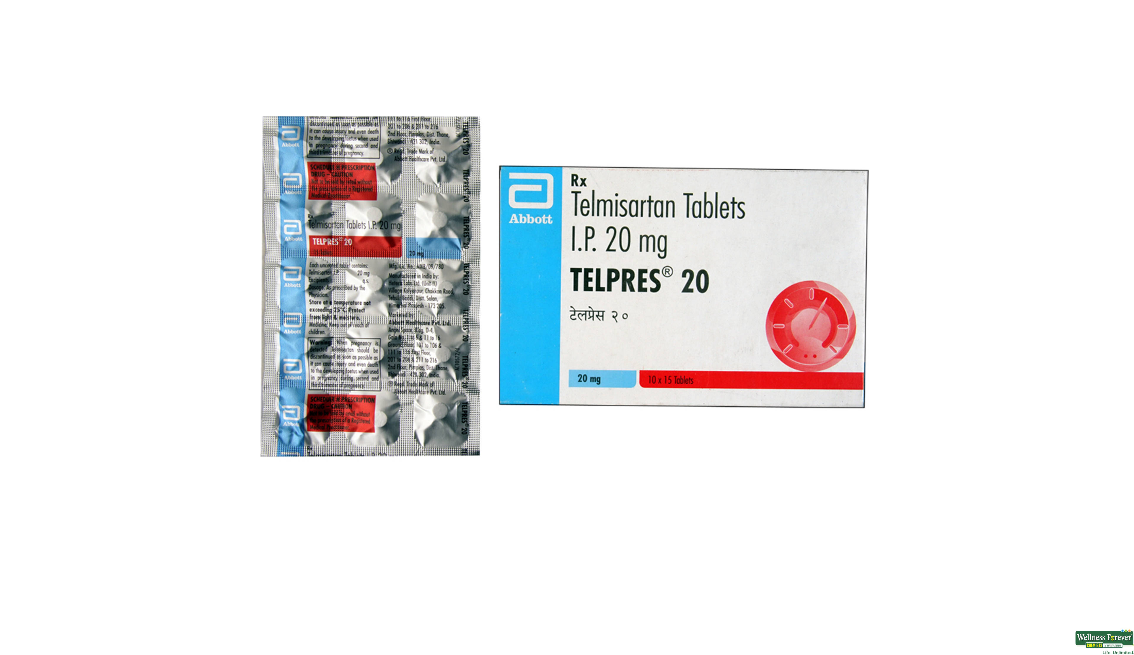 TELPRES 20MG 15TAB- 1, 15TAB, 