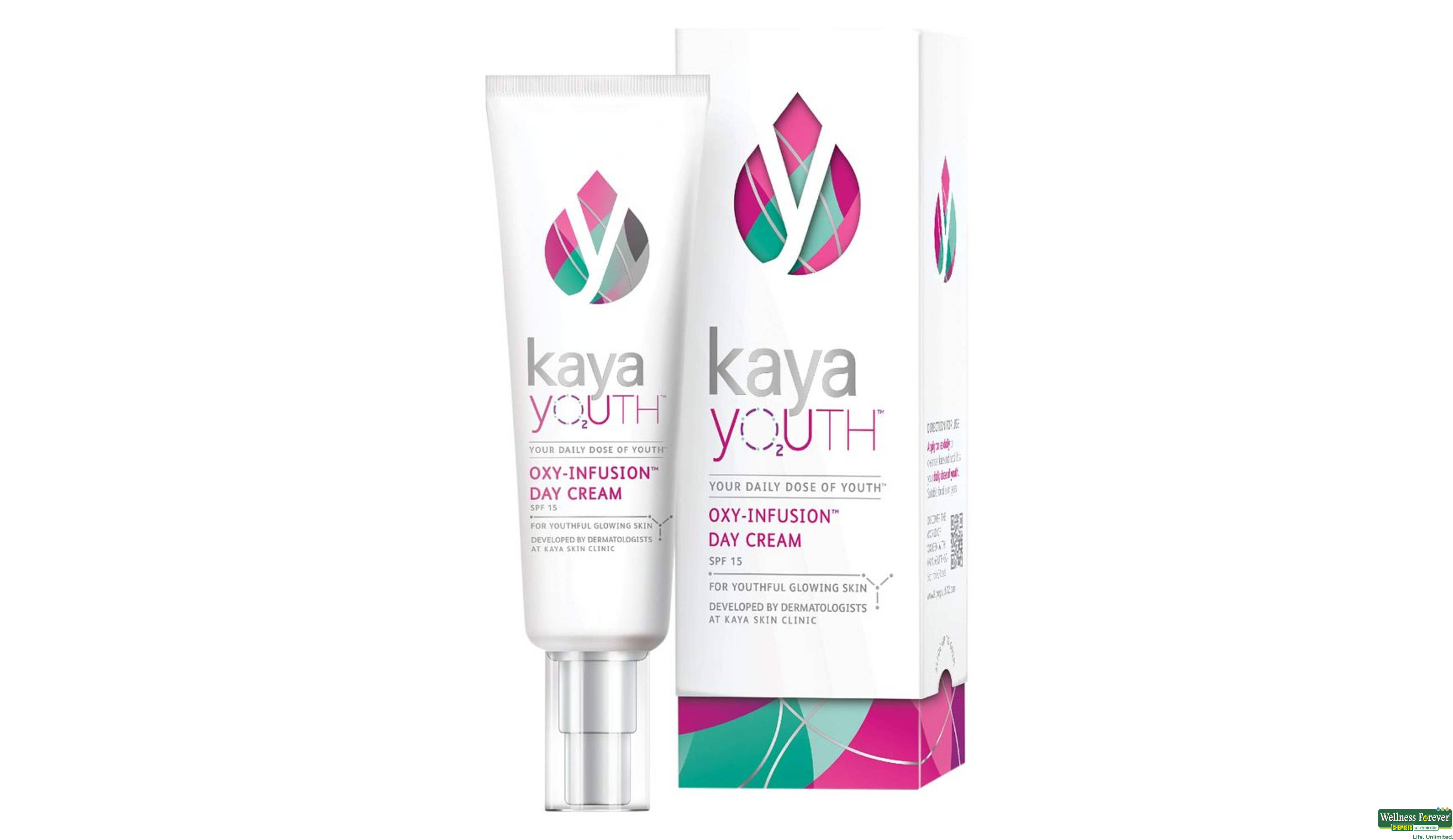 KAYA YOUTH F/CRM OXY-INFU SPF15 50GM- 2, 50GM, 