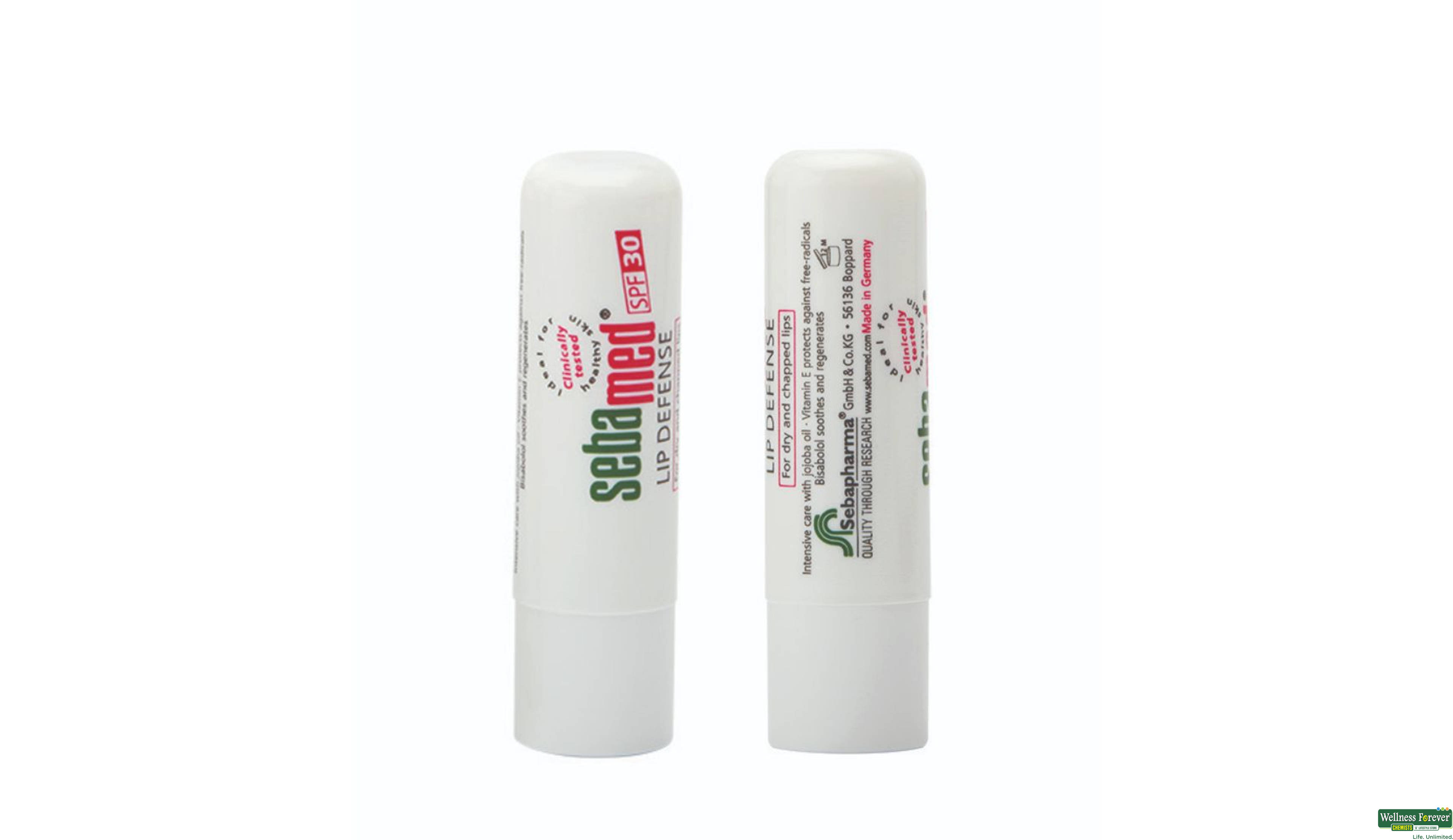 SEBAMED LIP DEFENSE SPF30 4.8GM- 3, 4.8GM, null