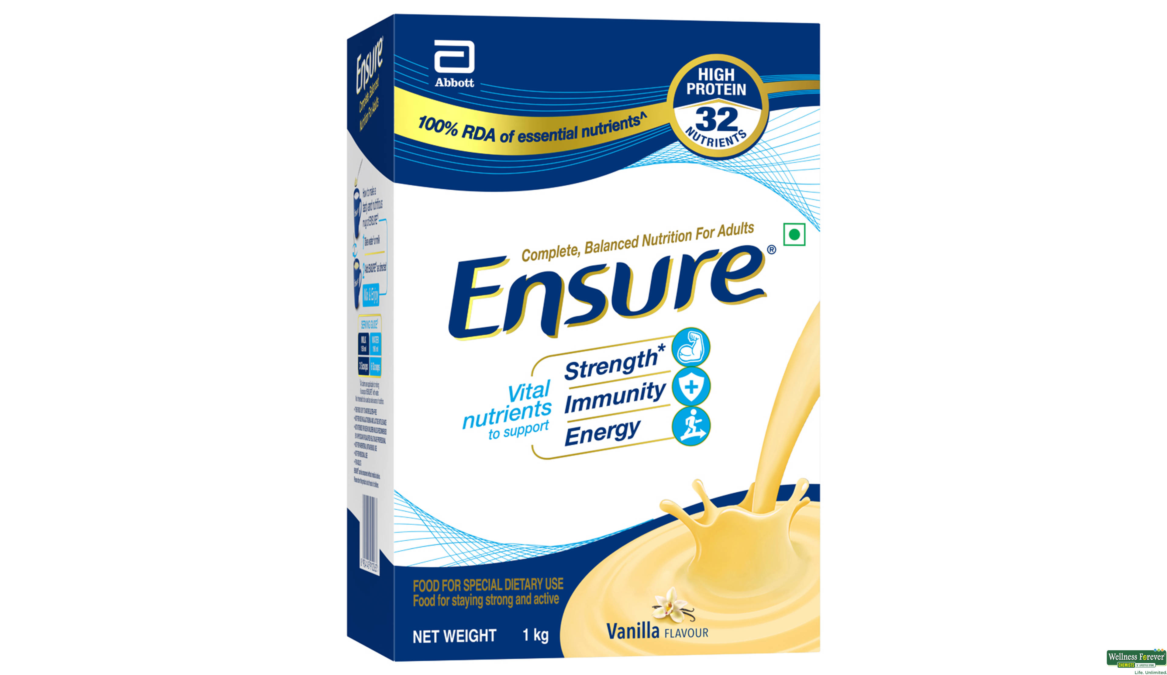 ENSURE VANILA PWDR REF 950GM- 2, 950GM, 