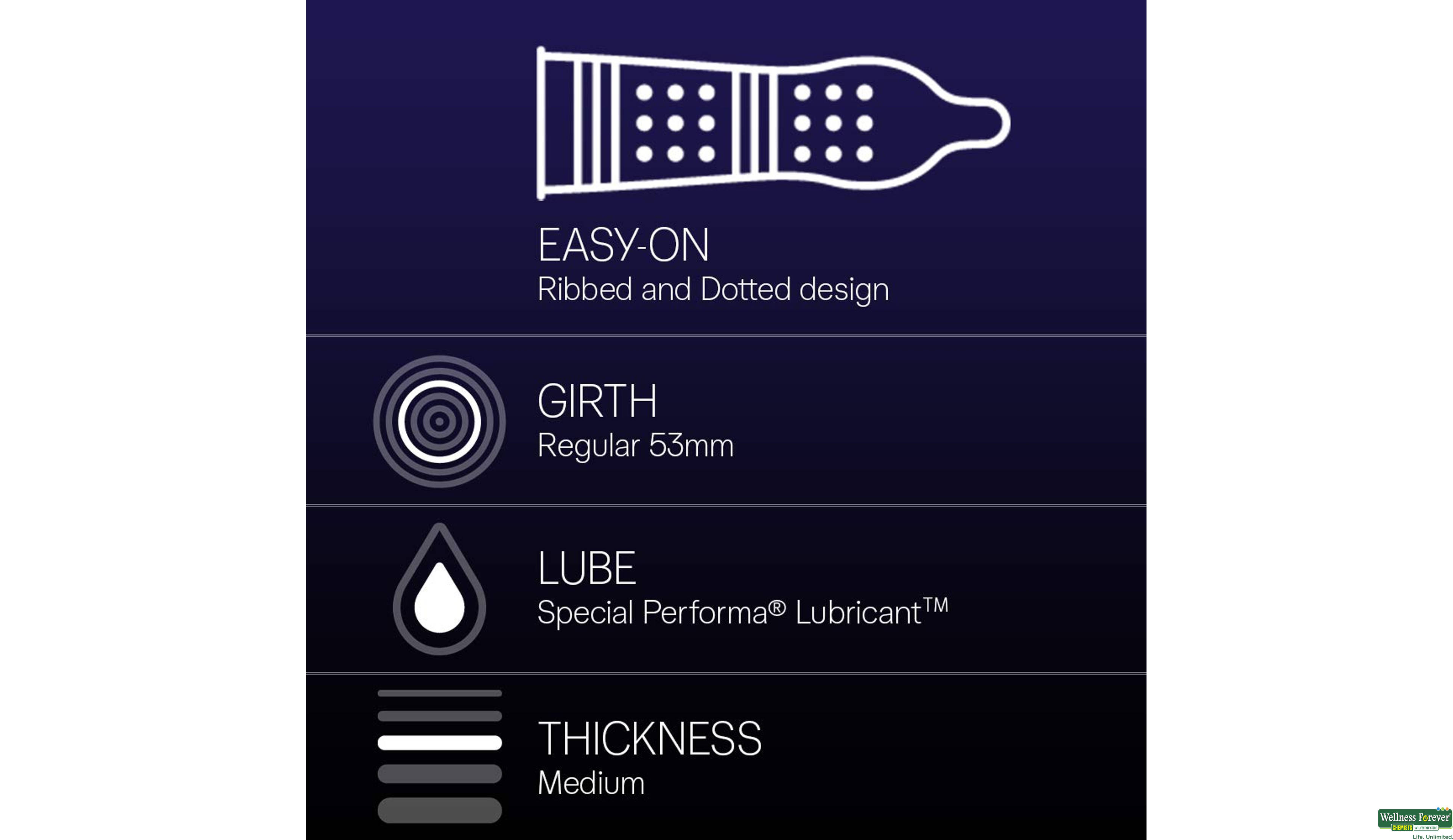 DUREX CONDOM MUTUAL CLIMAX 3PC- 3, 3PC, 