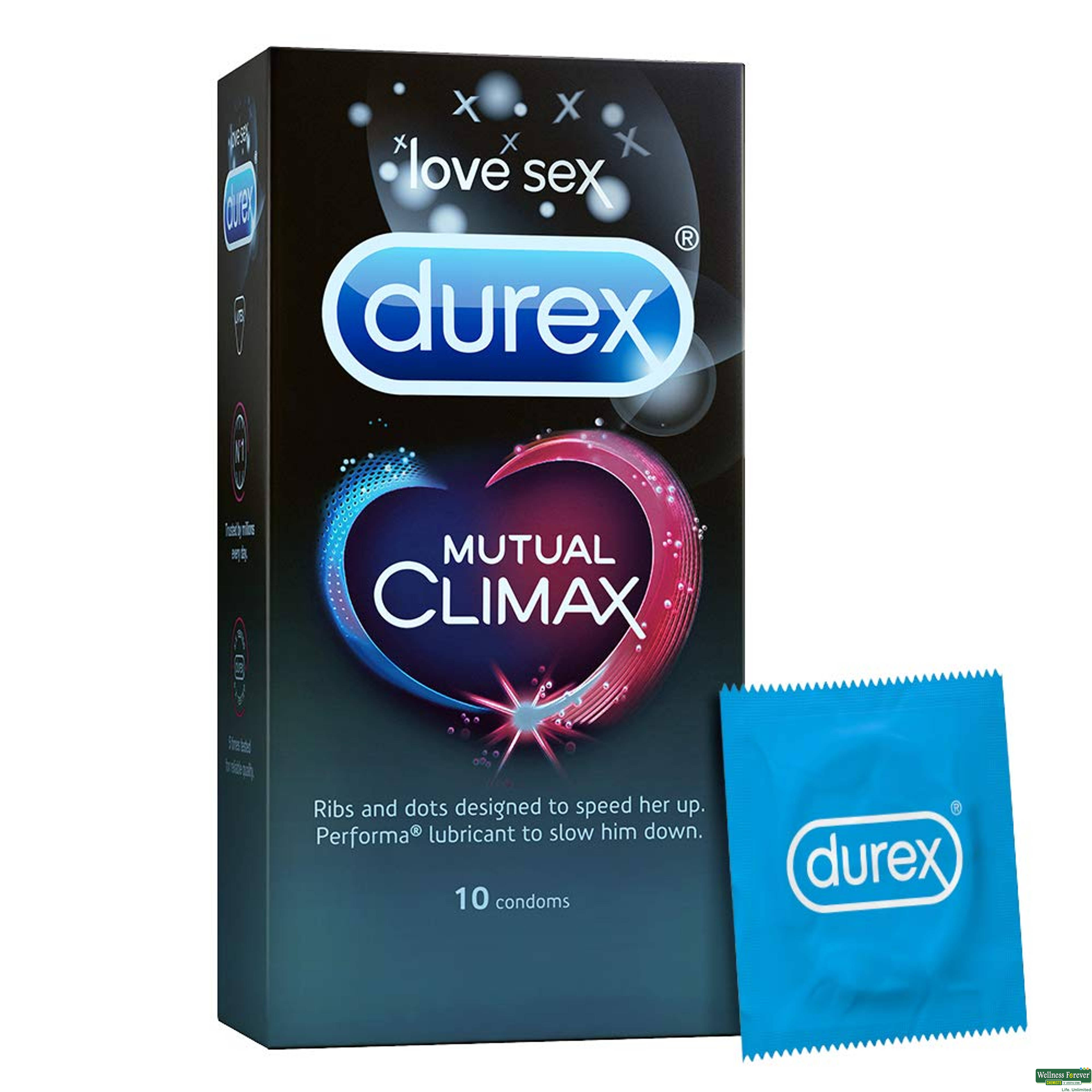 DUREX CONDOM MUTUAL CLIMAX 10PC-image