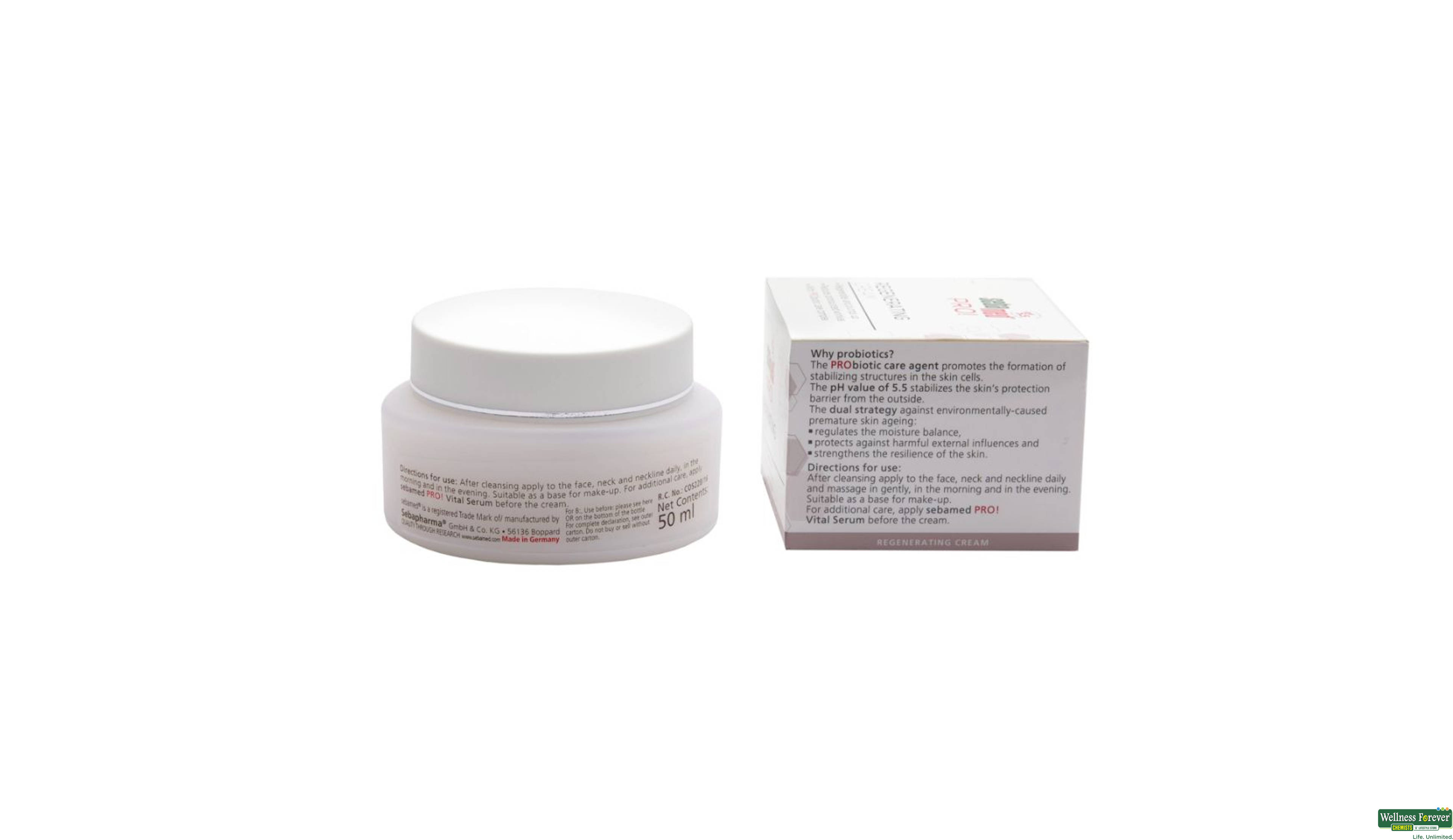 SEBAMED-PRO REGENERATING CREAM 50ML- 6, 50ML, null