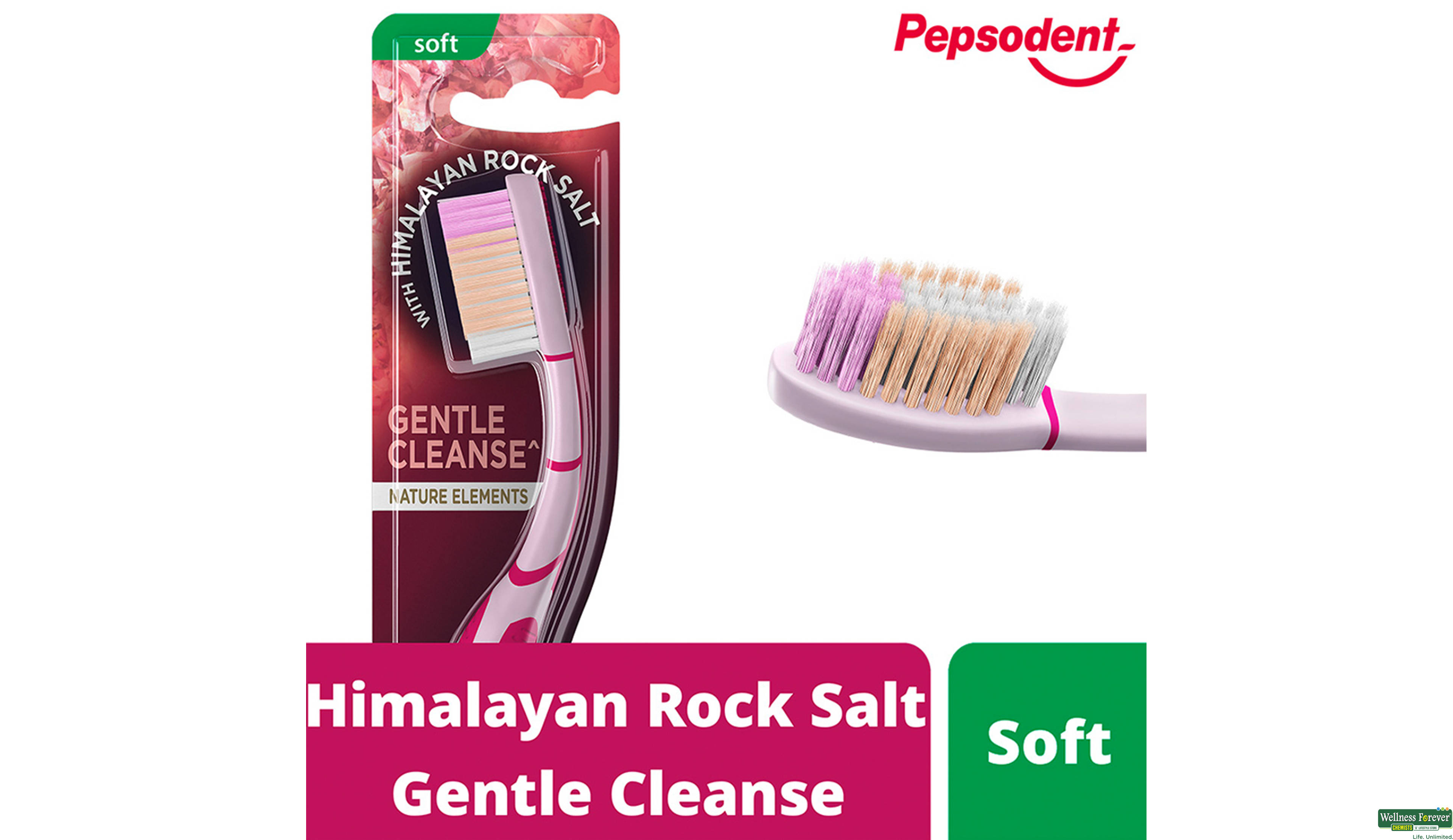 PEPS T/BRUSH HIMLN ROCK SALT S 1PC- 1, 1PC, 