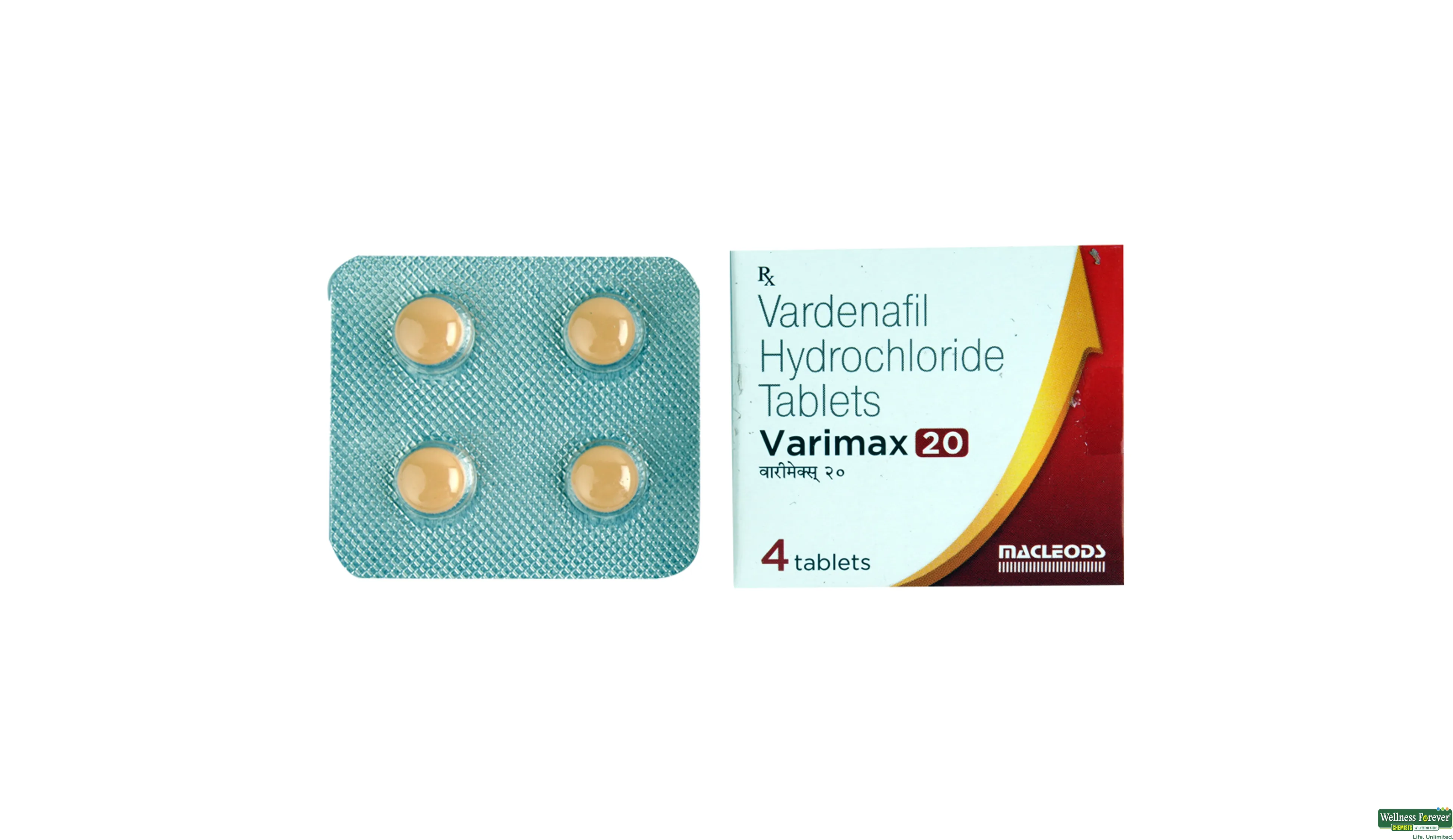 VARIMAX 20MG 4TAB- 1, 4TAB, 