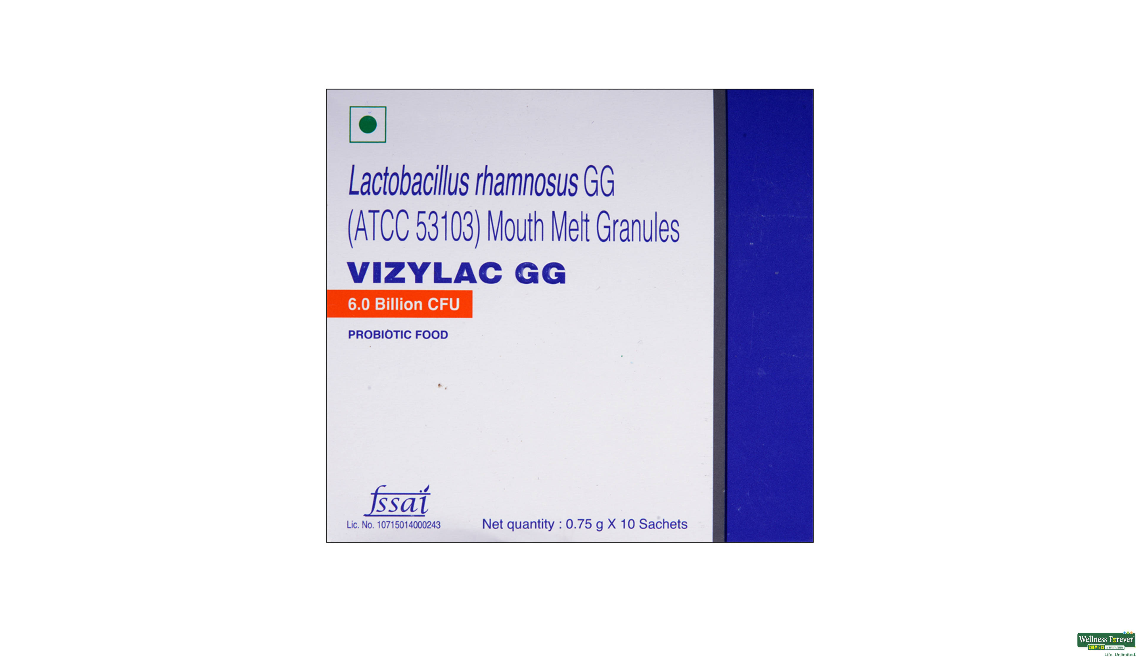 VIZYLAC-GG GRANULES 0.75GM- 1, 0.75GM, 