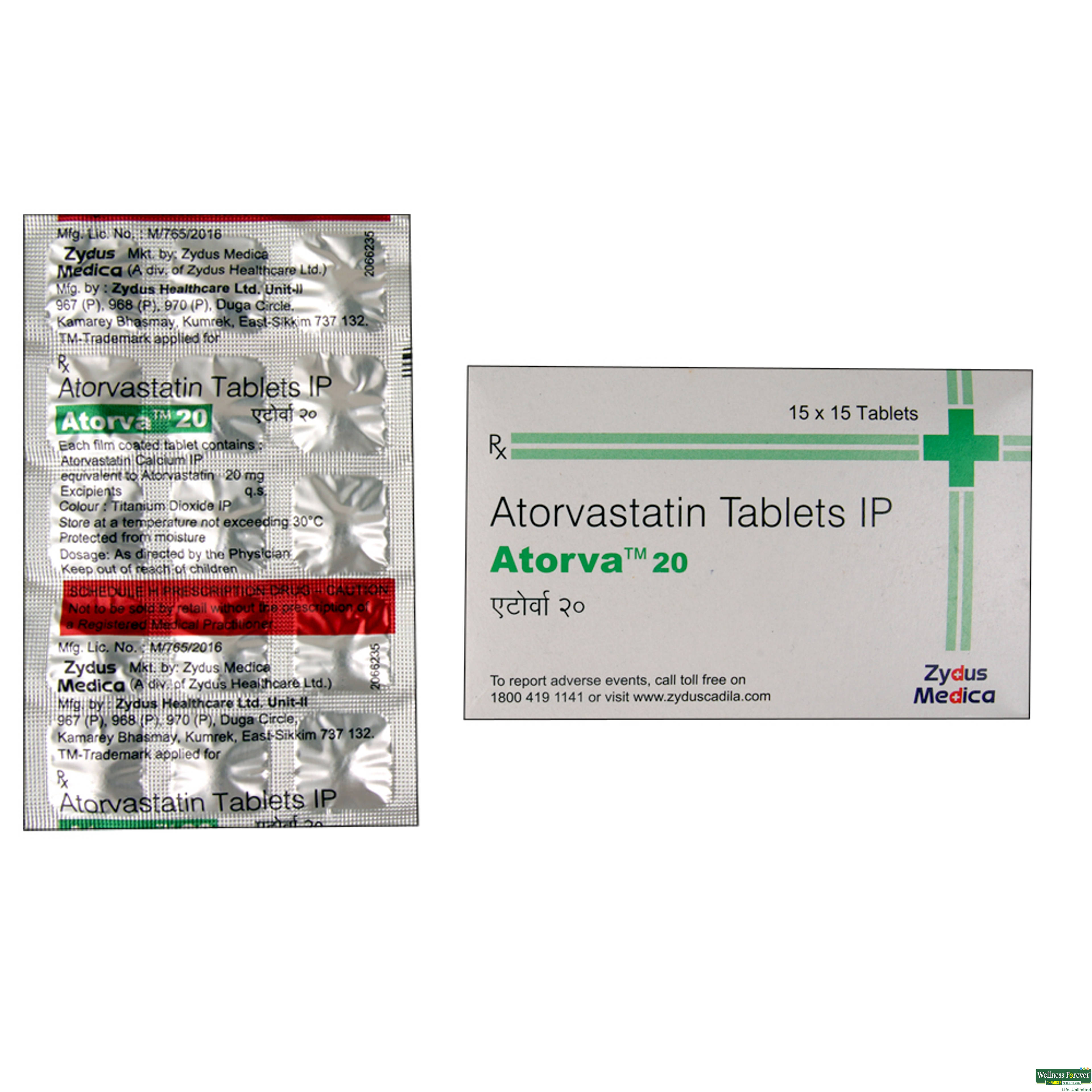 ATORVA 20MG 15TAB-image