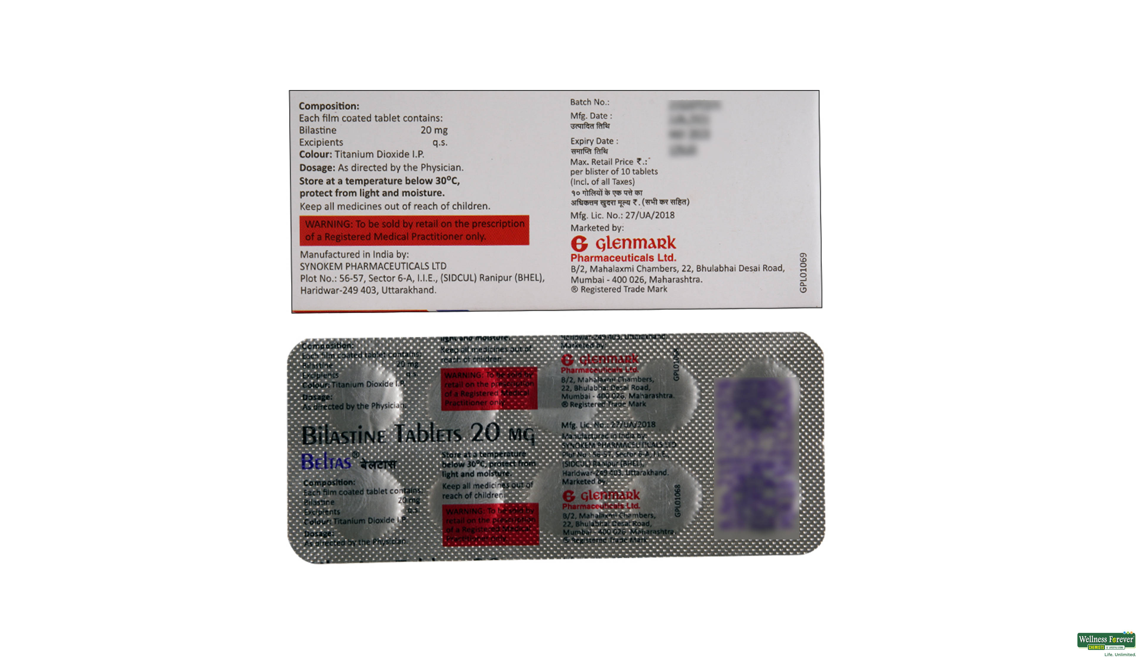 BELTAS 20MG 10TAB- 2, 10TAB, 