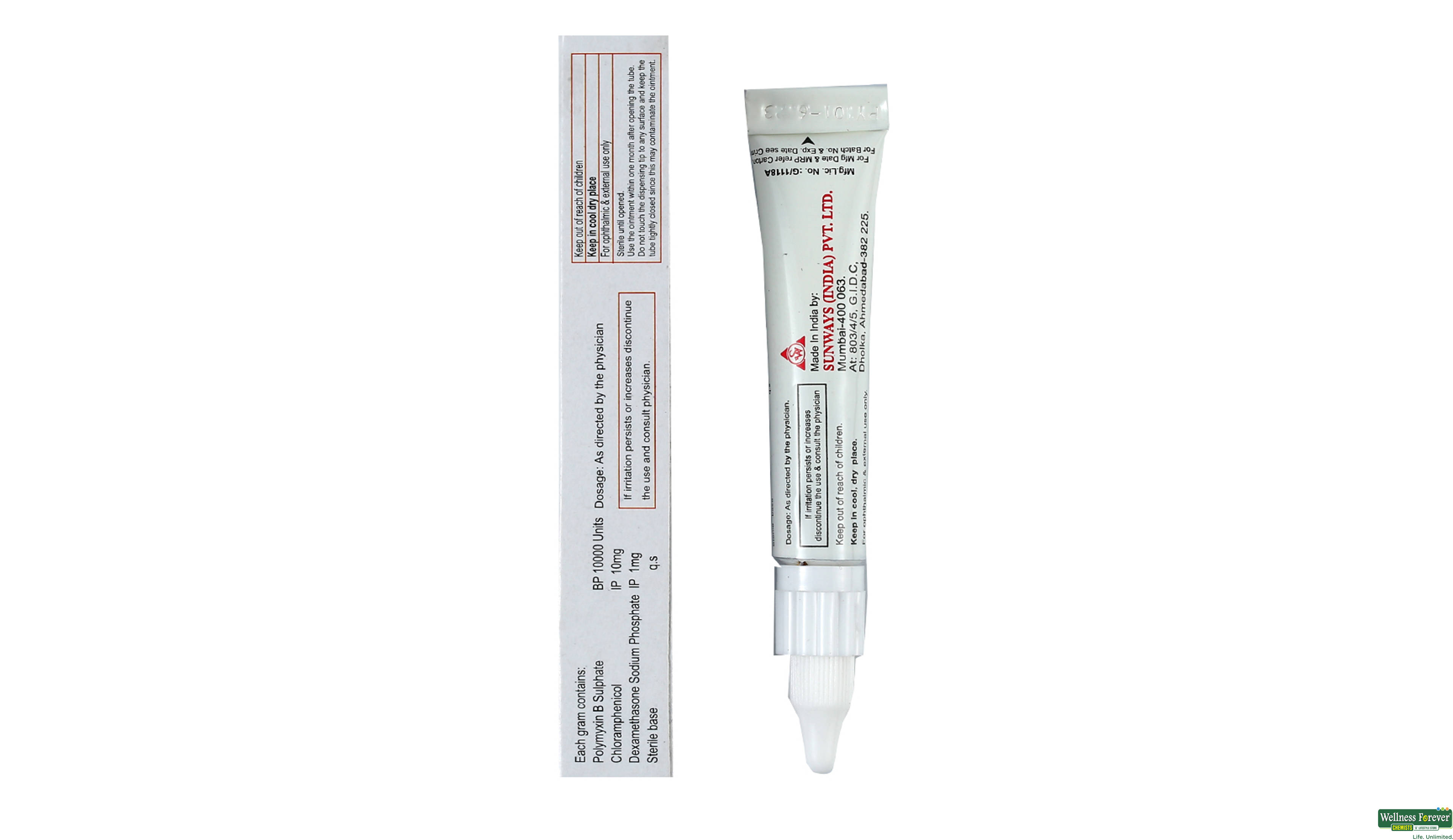 POLYCHLOR-DM E/OINT 5GM- 2, 5GM, 