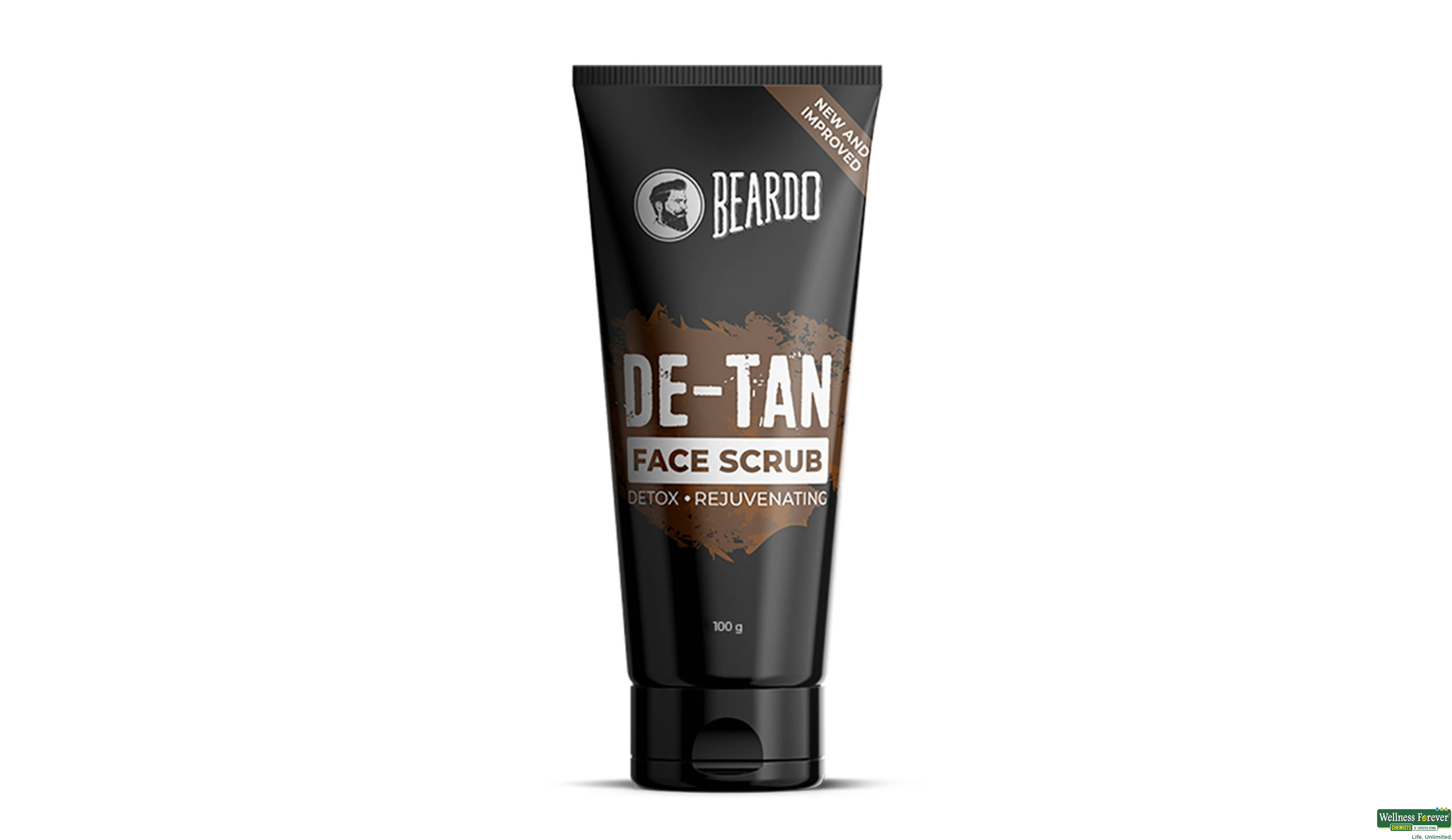 BEARDO F/SCRUB DE-TAN CAFFEINE 100GM- 1, 100GM, 