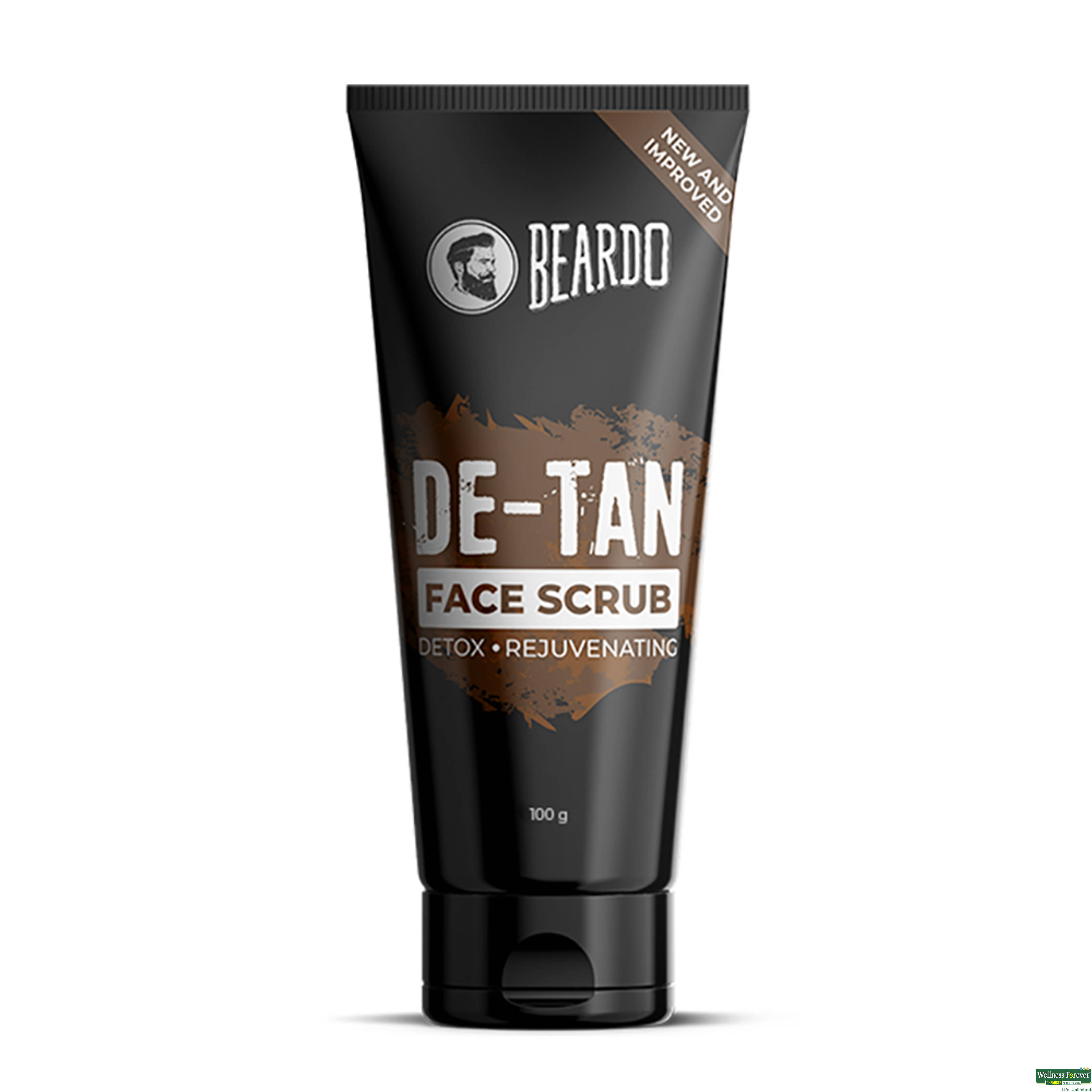 Beardo De-Tan Caffeine Face Scrub, 100 g-image