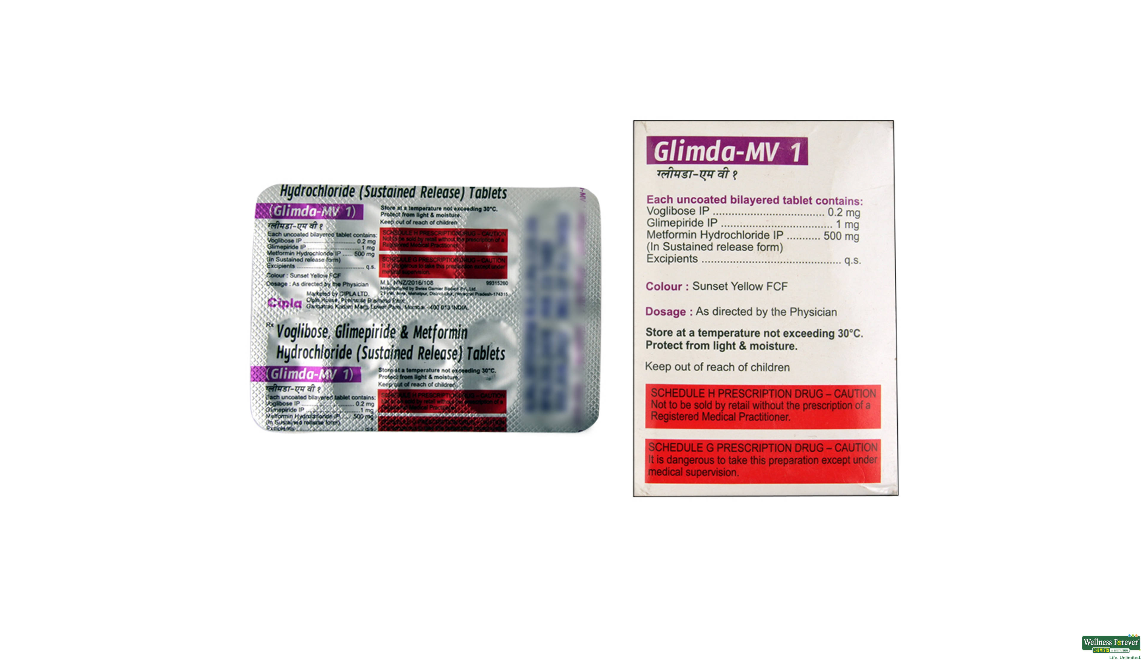 GLIMDA-MV1 10TAB- 2, 10TAB, 