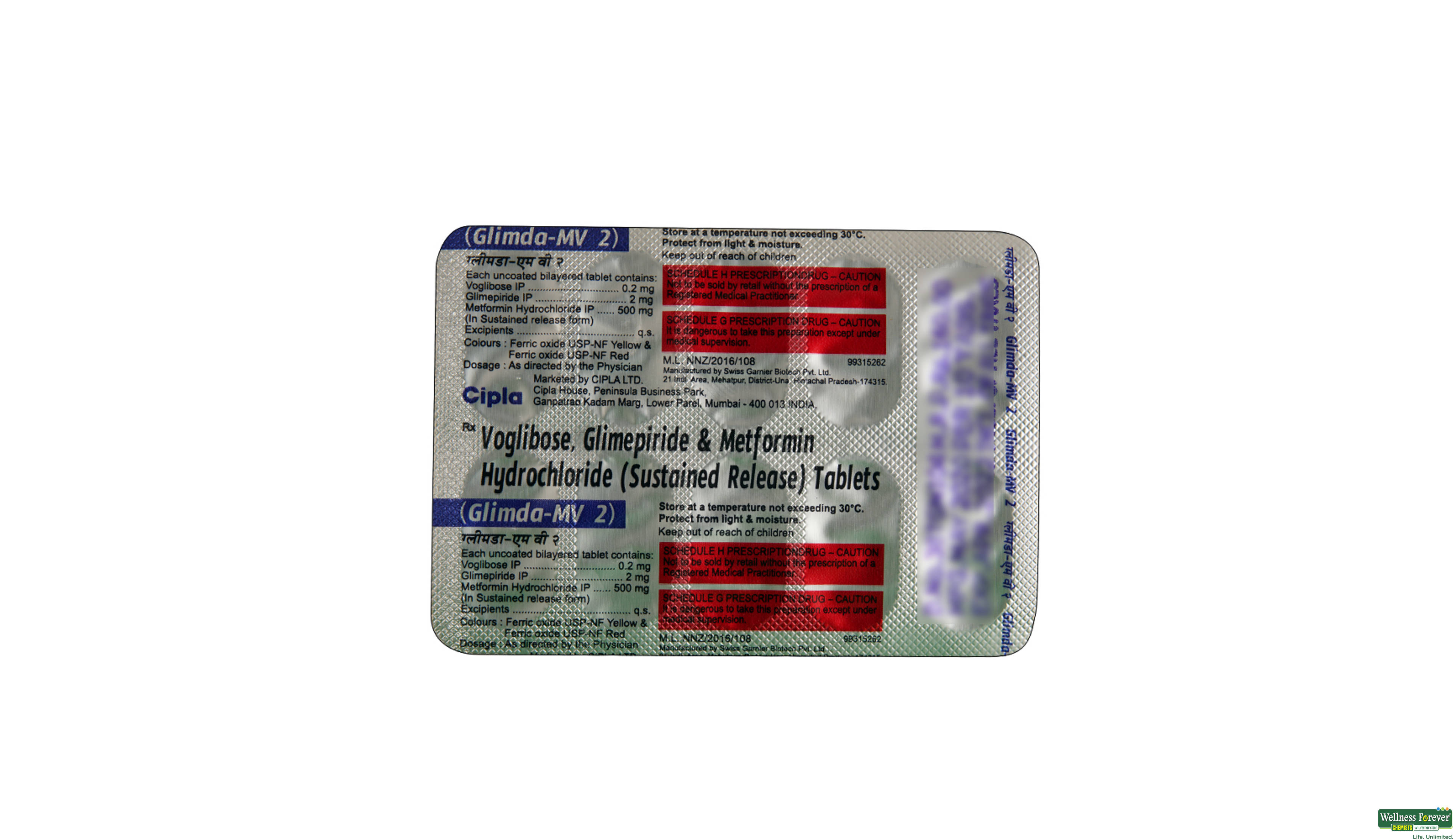 GLIMDA-MV2 10TAB- 2, 10TAB, 