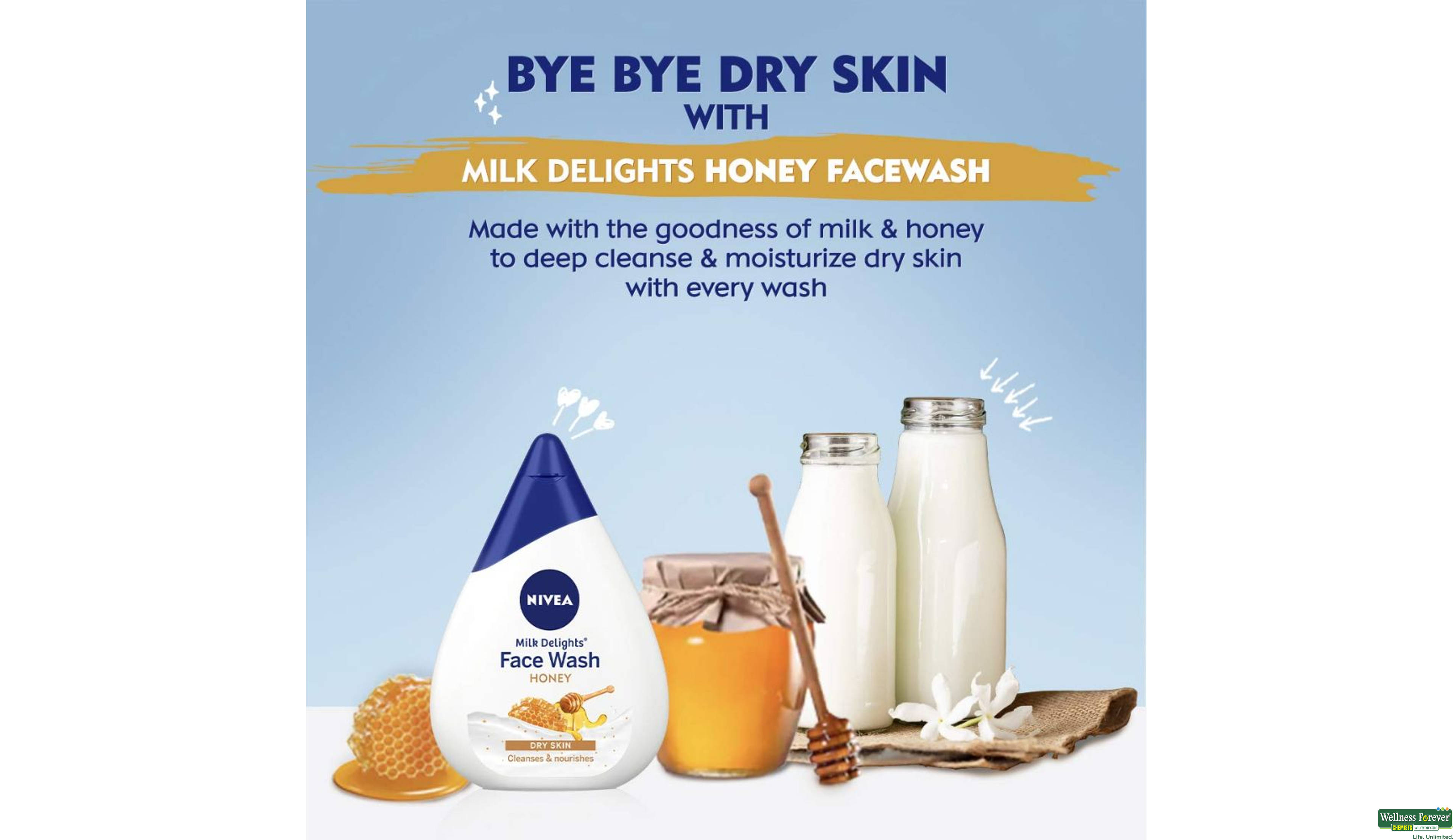 NIVEA F/WASH MOISTURIZING HONEY 50ML- 2, 50ML, 